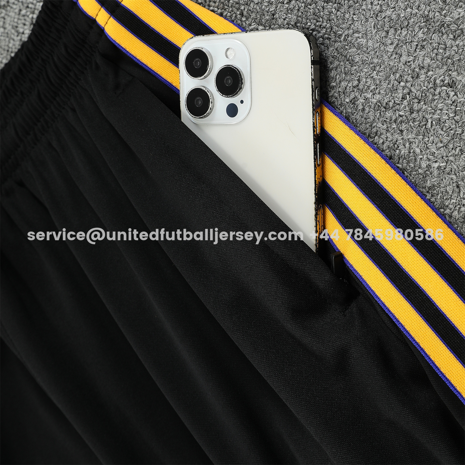 unitedfutballjersey-Manchester United 25-26 Vest Training Set - Black Top & Black Shorts