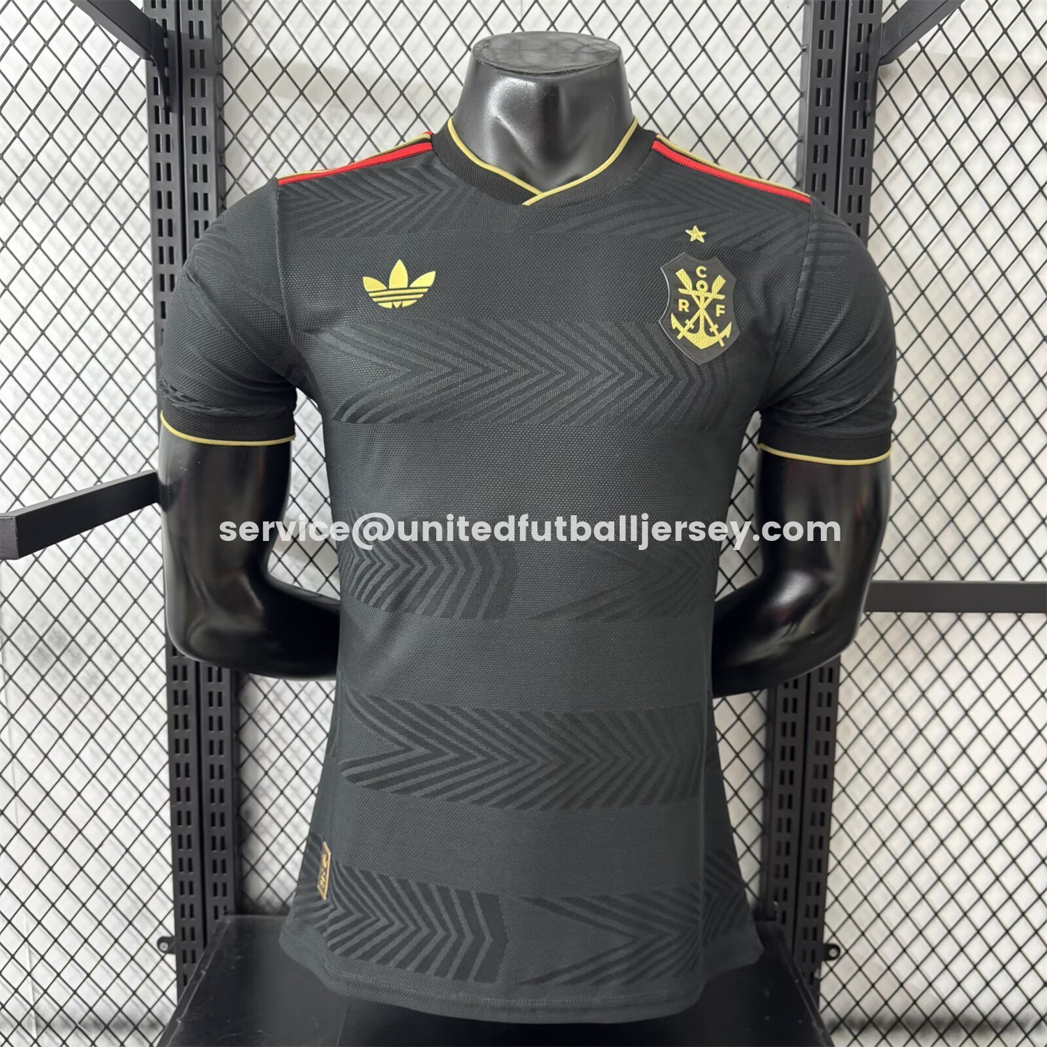 unitedfutballjersey-Flamengo 25-26 Black Special Jersey - Player Version