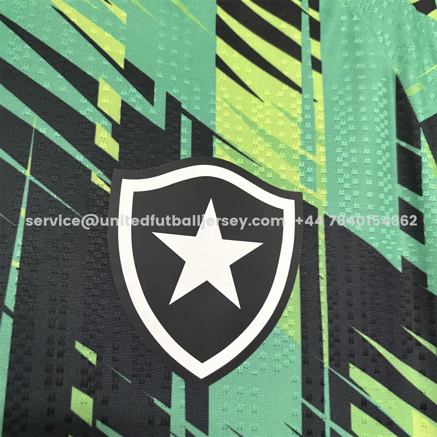 unitedfutballjersey-Botafogo 25-26 Green And Black Training Jersey - Fans Version