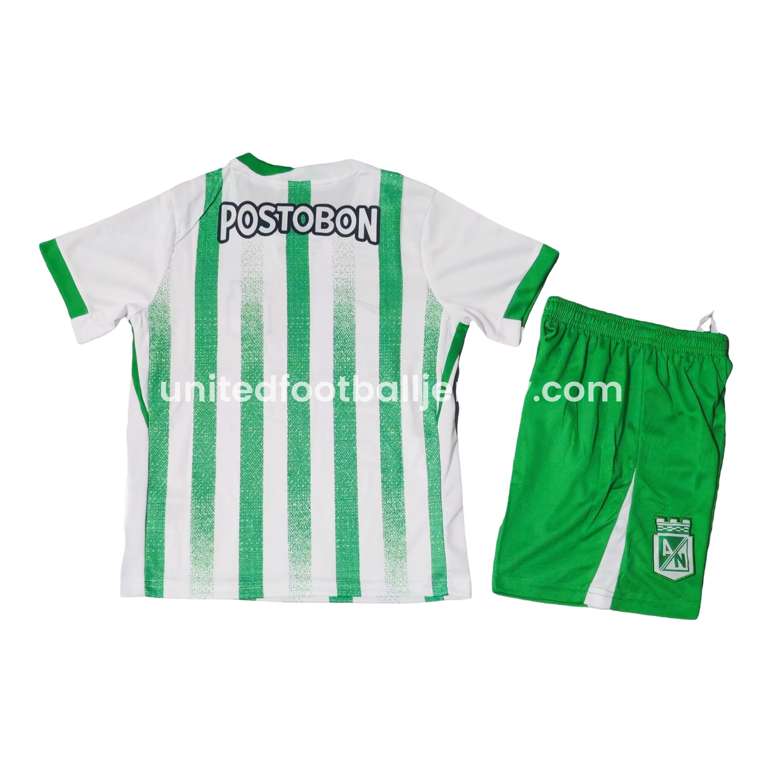 unitedfutballjersey-Atlético Nacional 25-26 Home Kids Kit