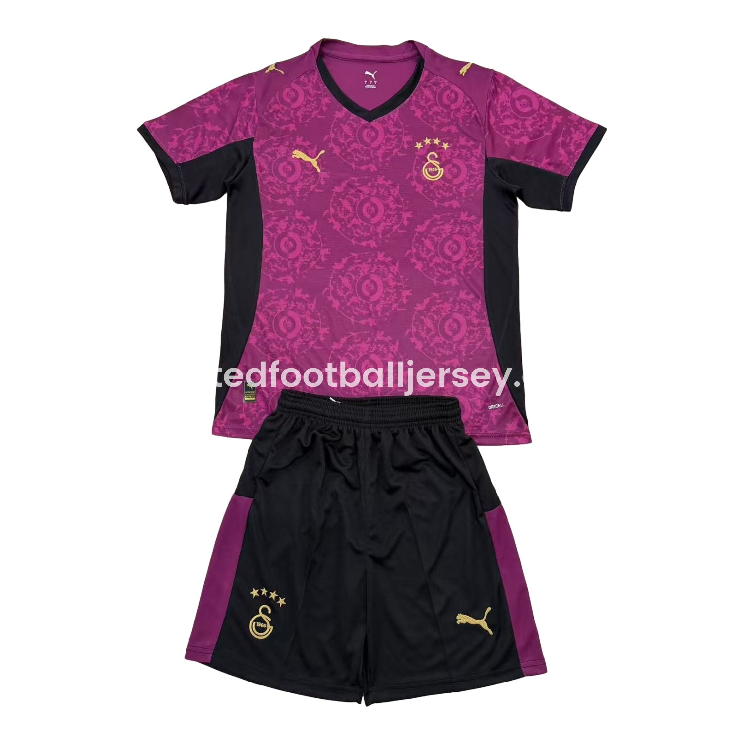 unitedfutballjersey-Galatasaray 25-26 Third Unsponsored Men's Adult Jersey Set - Fans Version