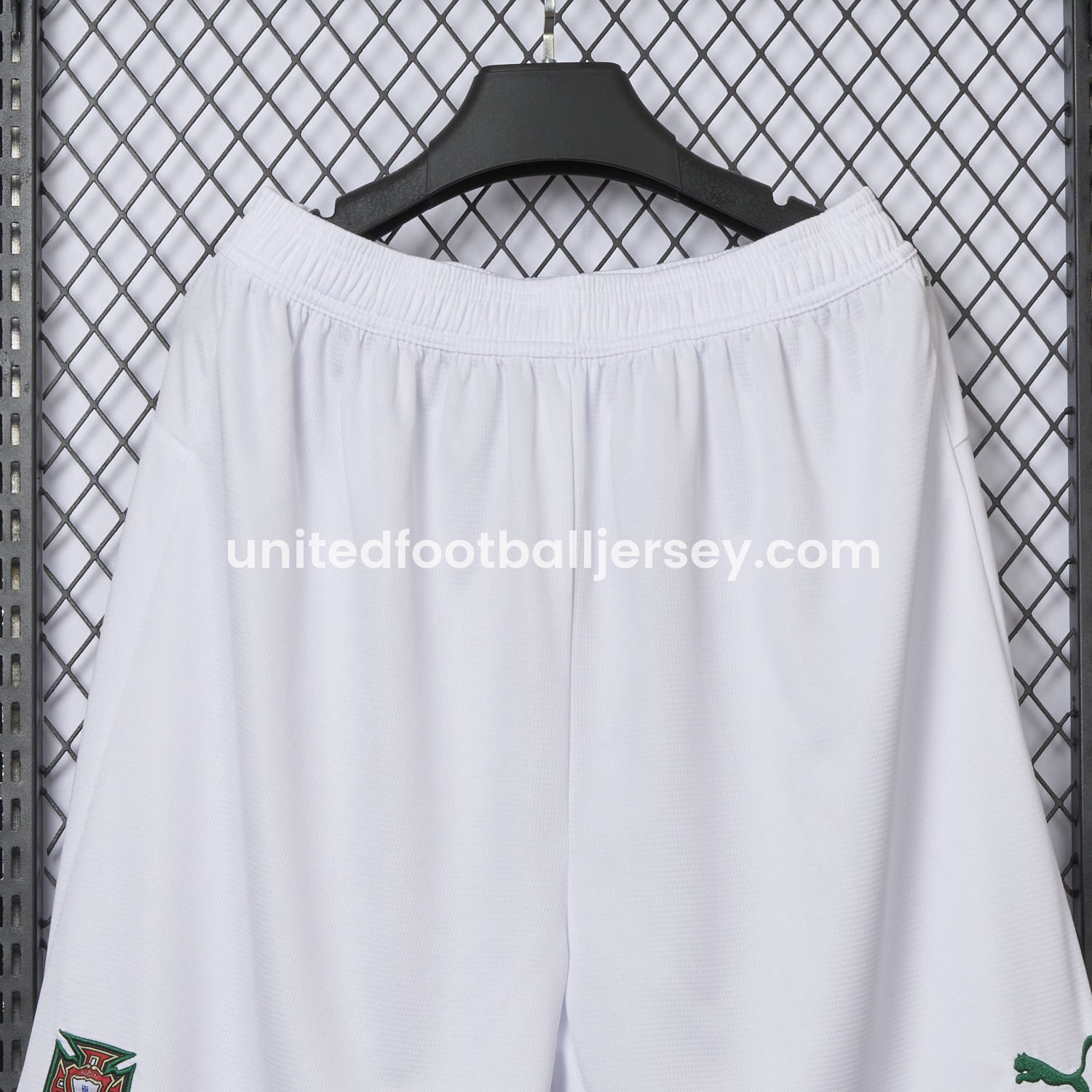 unitedfutballjersey-Portugal 25-26 Away White Shorts - Fans Version