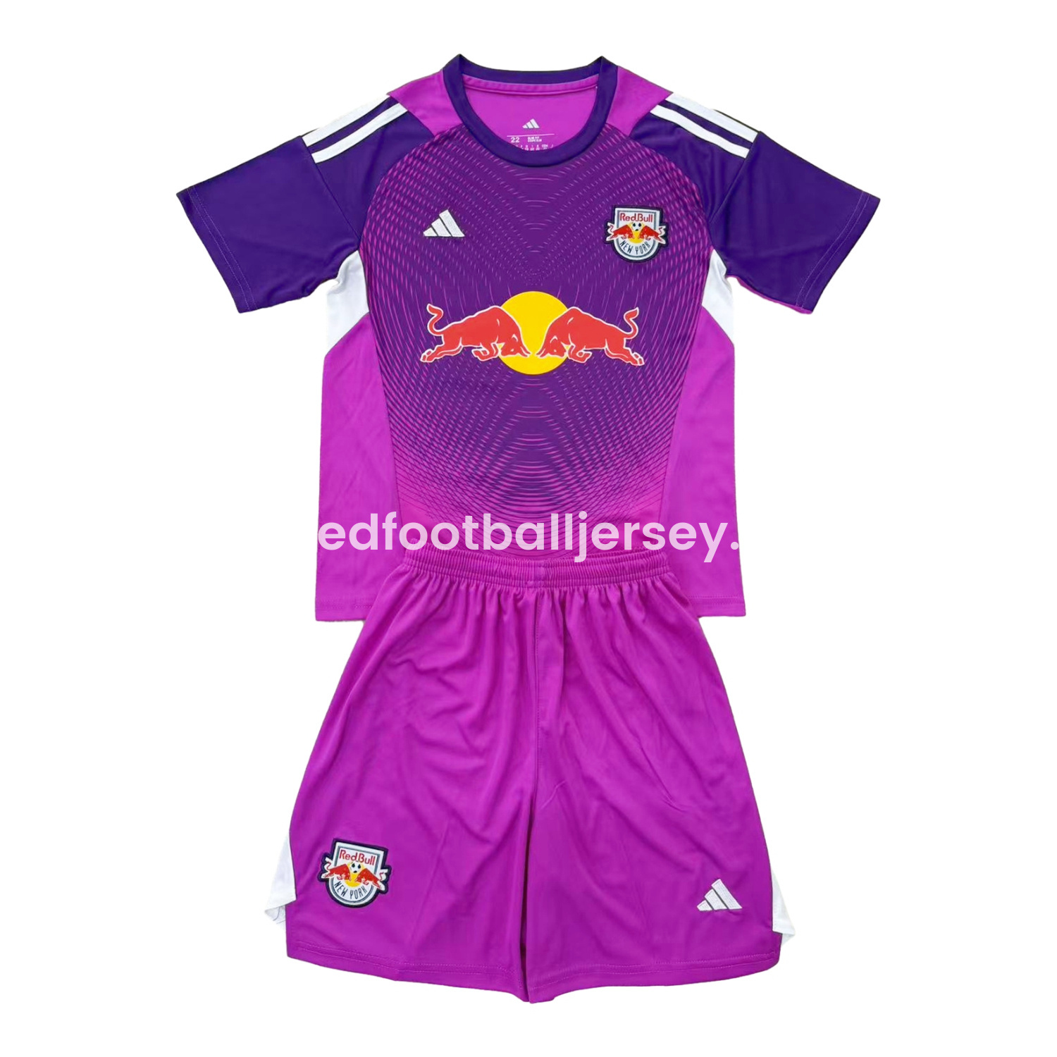 unitedfutballjersey-New York Red Bulls 2025 Purple Goalkeeper Men's Adult Jersey Set - Fans Version