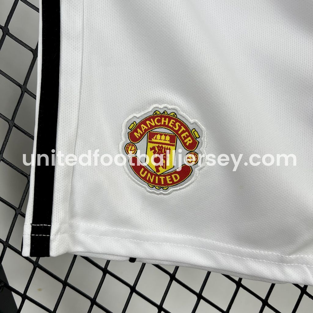 unitedfutballjersey-Manchester United 25-26 Home Kids Kit