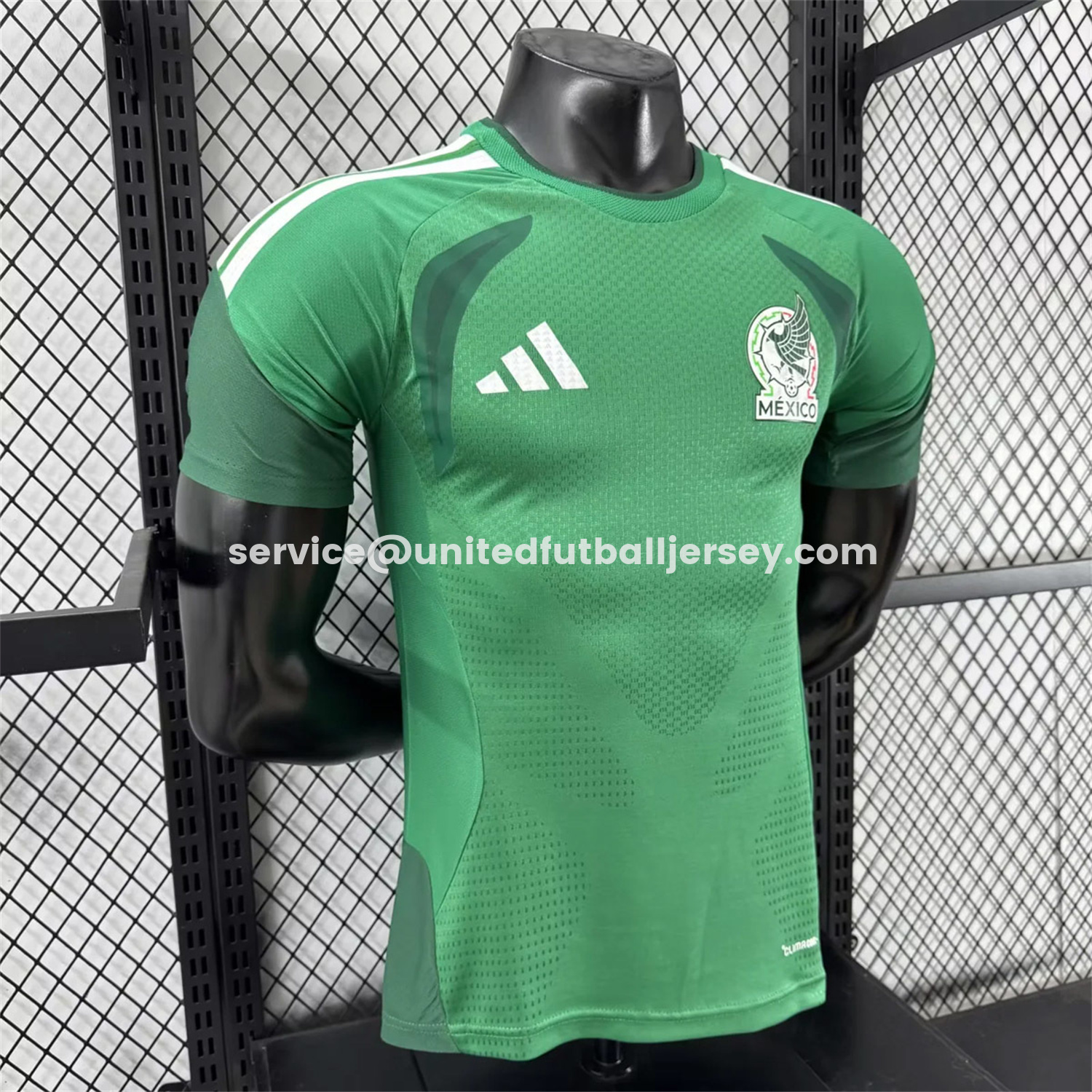 unitedfutballjersey-Mexico 2026 Green Pre-Match Training Jersey - Player Version