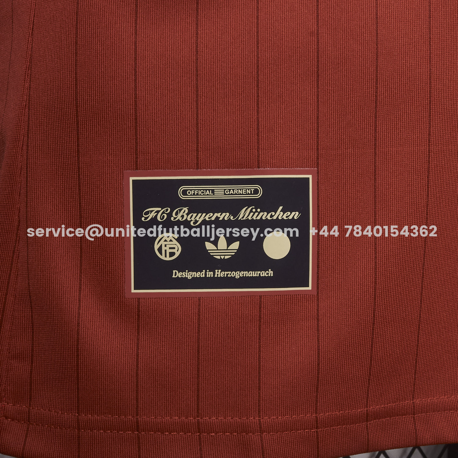 unitedfutballjersey-Bayern Munich 25-26 Trefoil Red Travel Jersey - Player Version