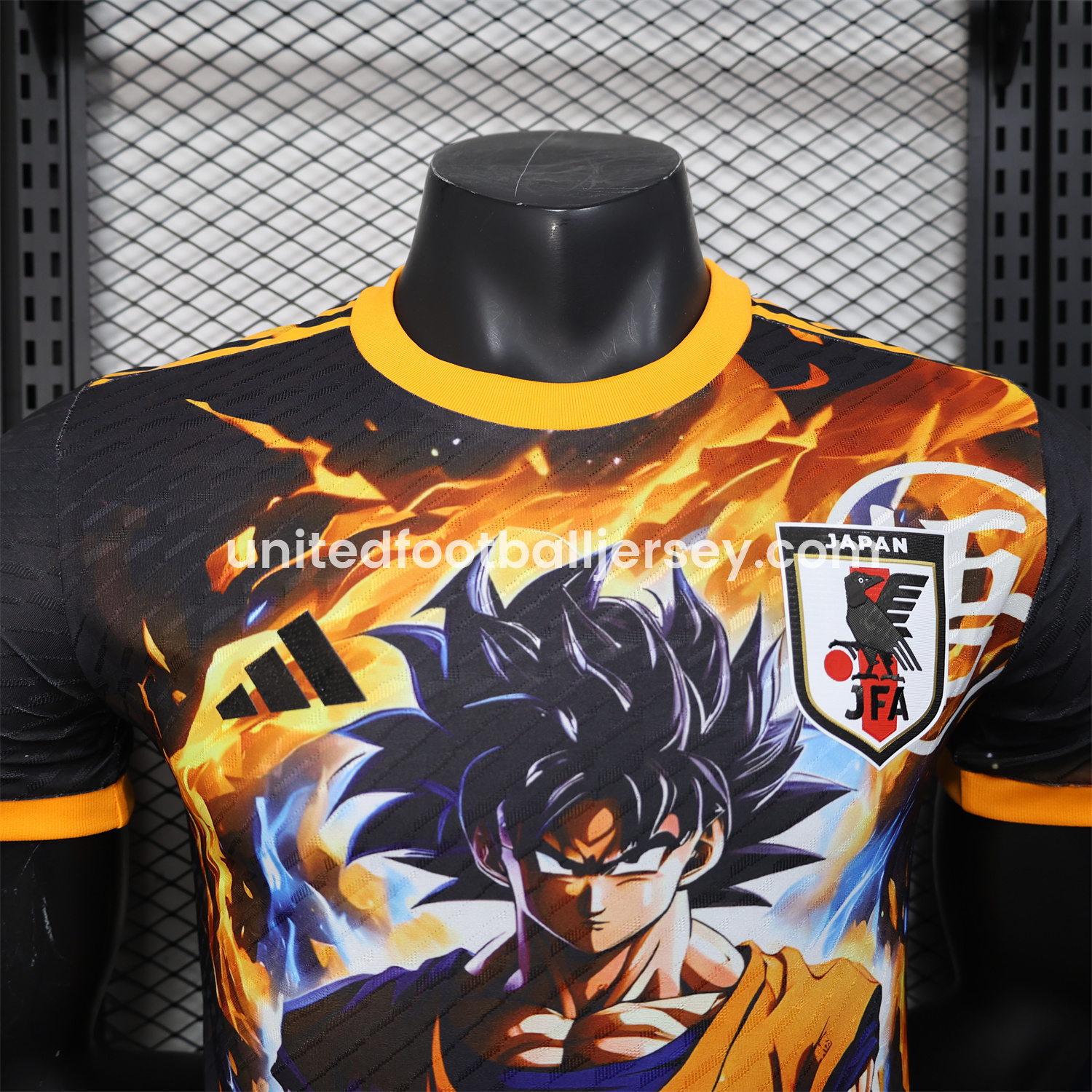 unitedfutballjersey-Japan 25-26 Goku Fighting Form Black Special Jersey - Player Version