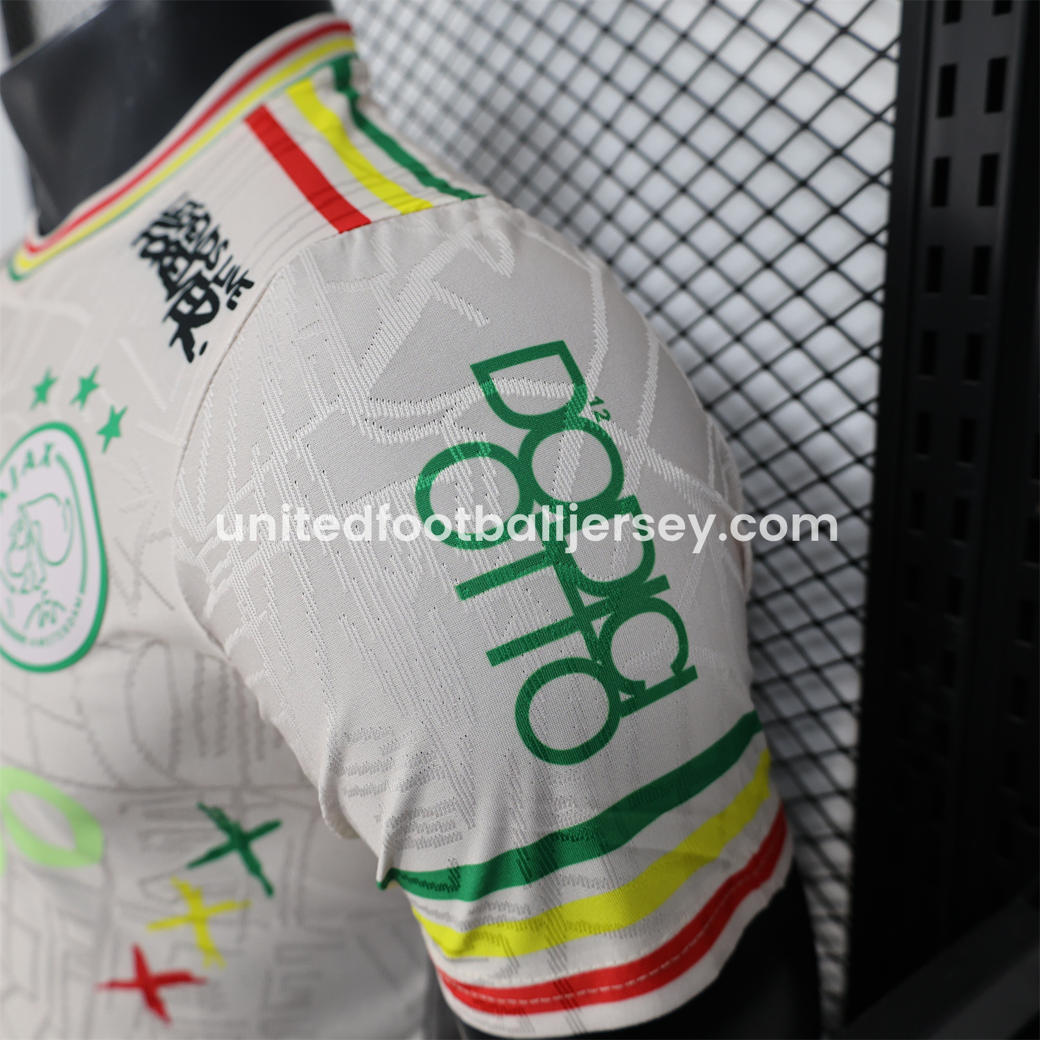 unitedfutballjersey-Ajax x B-O-B Marly 25-26 Mud Yellow Special Edition Jersey - Player Version