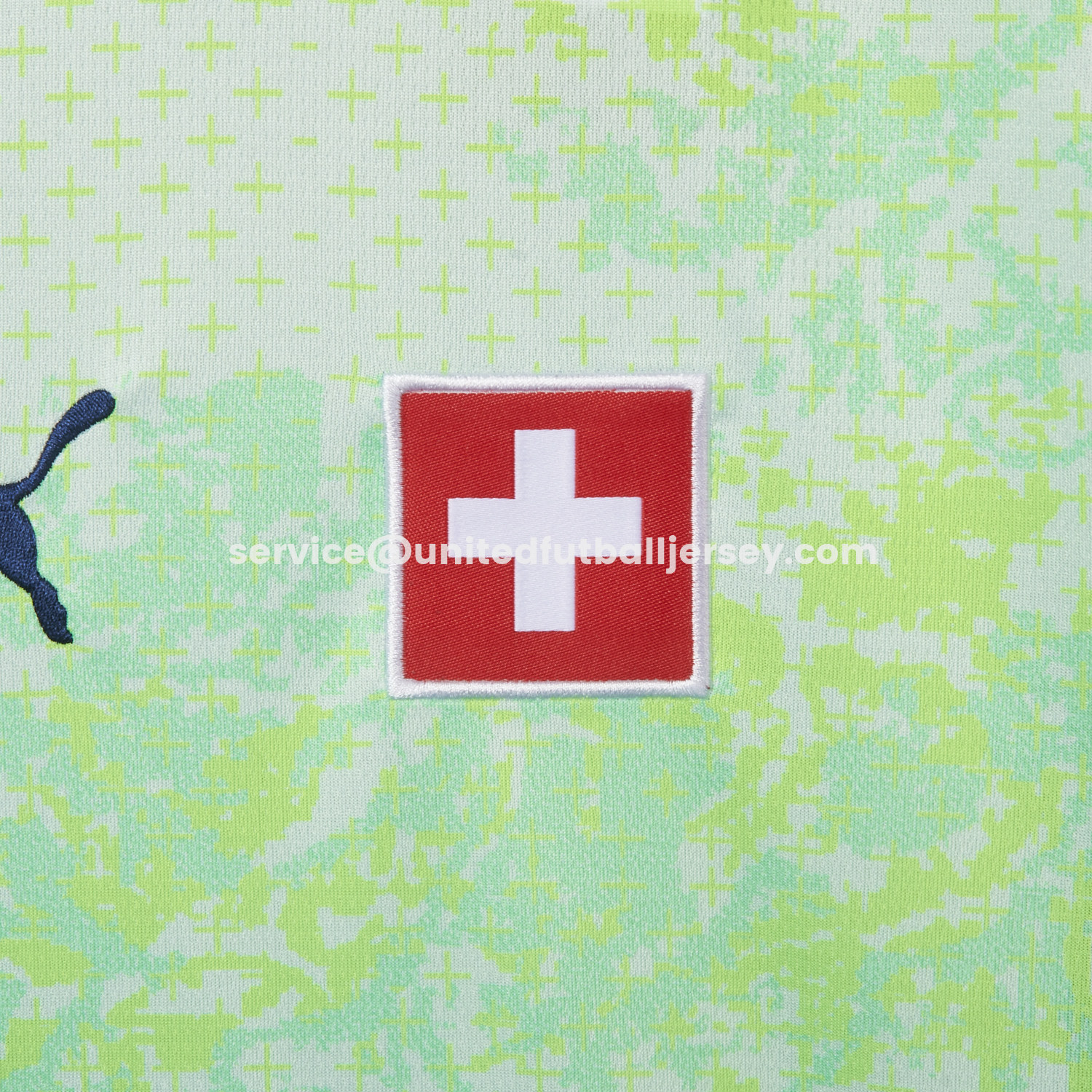 unitedfutballjersey-Switzerland 2026 Away Green Jersey - Fans Version