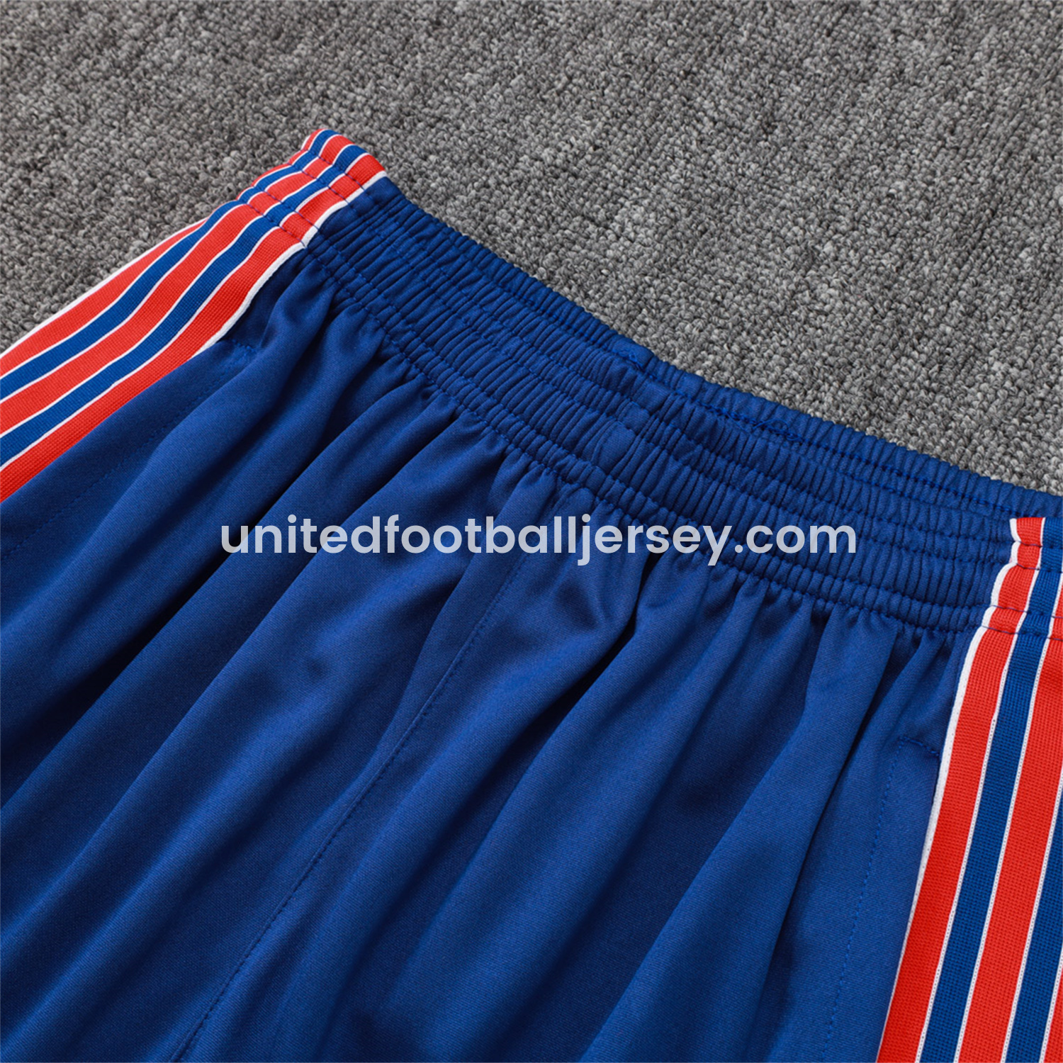 unitedfutballjersey-Arsenal 25-26 Throwback Trefoil Vest Training Set - Royal Blue Vest and Shorts