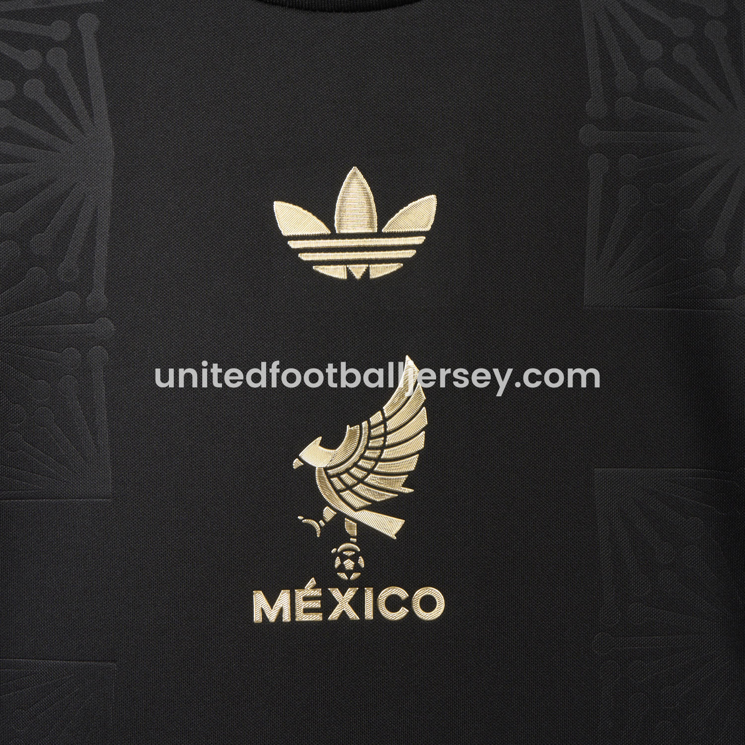 unitedfutballjersey-Women's Mexico 2025 Gold Cup Black Jersey - Fans Version