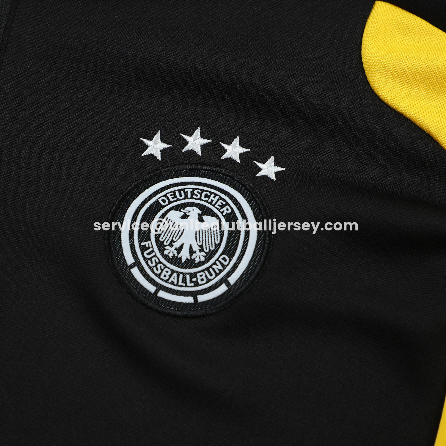 unitedfutballjersey-Germany 2026 Long Sleeve Training Set - Black Top & Pants