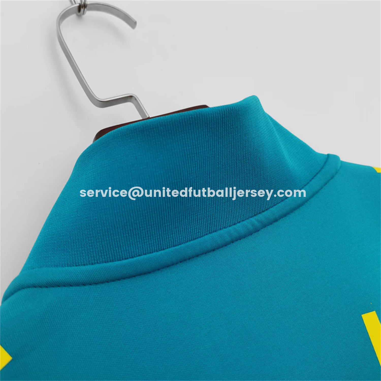 unitedfutballjersey-Retro Brazil 2022 Lake Blue Windbreaker