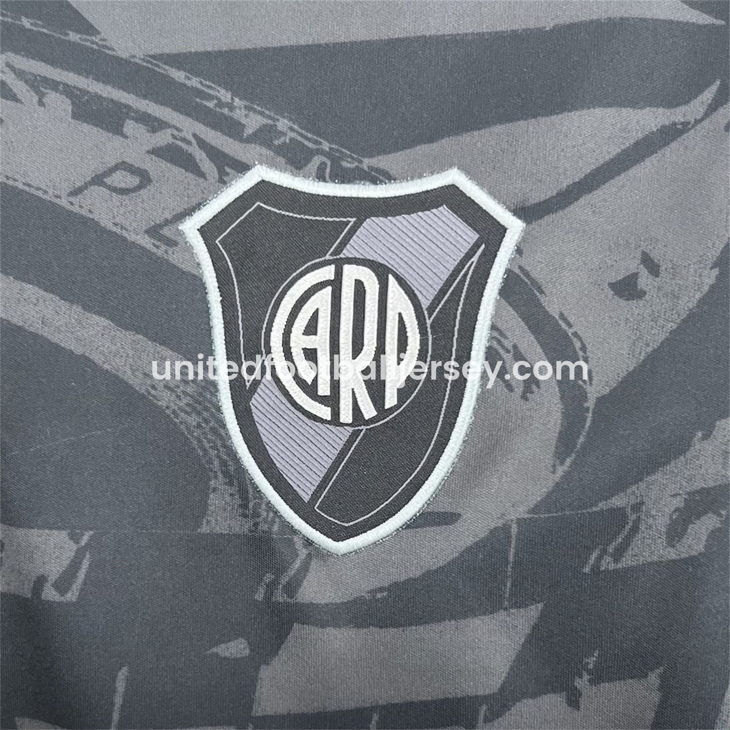 unitedfutballjersey-Retro River Plate 2013-14 75th Anniversary Black Jersey