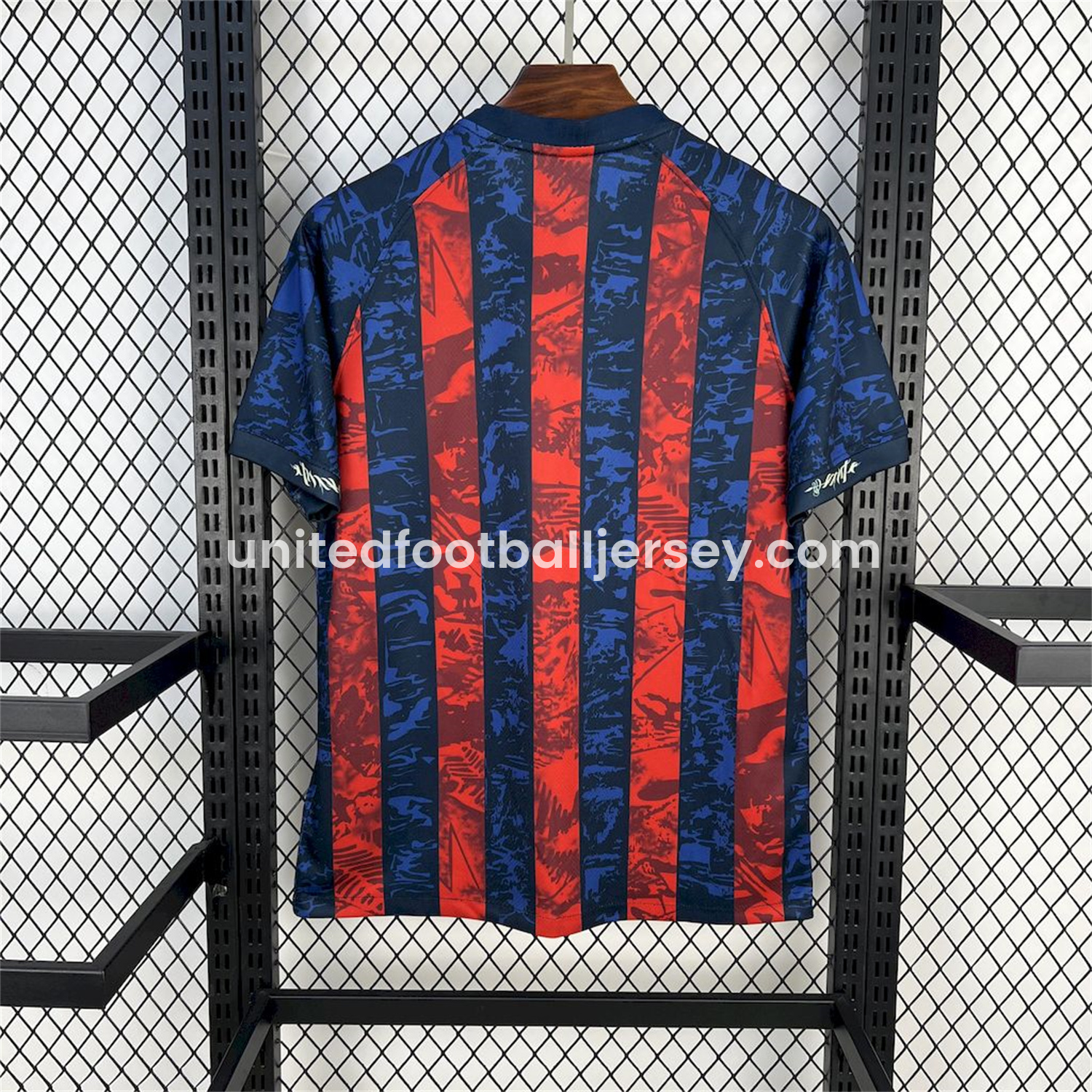 unitedfutballjersey-Barcelona 25-26 Red & Blue Random Graffiti Pattern Jersey - Fans Version