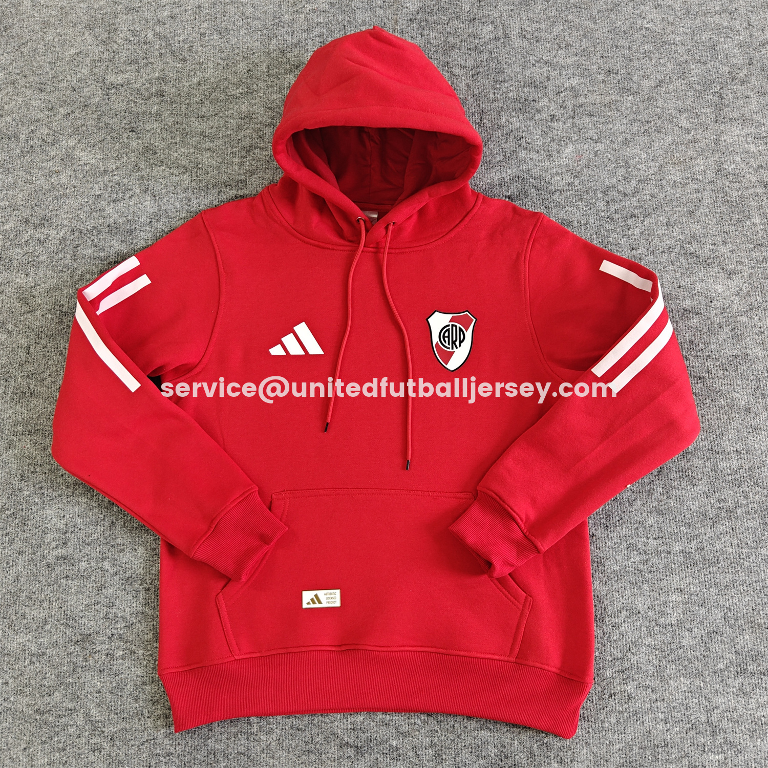 unitedfutballjersey-River Plate 25-26 Home Unisex Pullover Hoodie