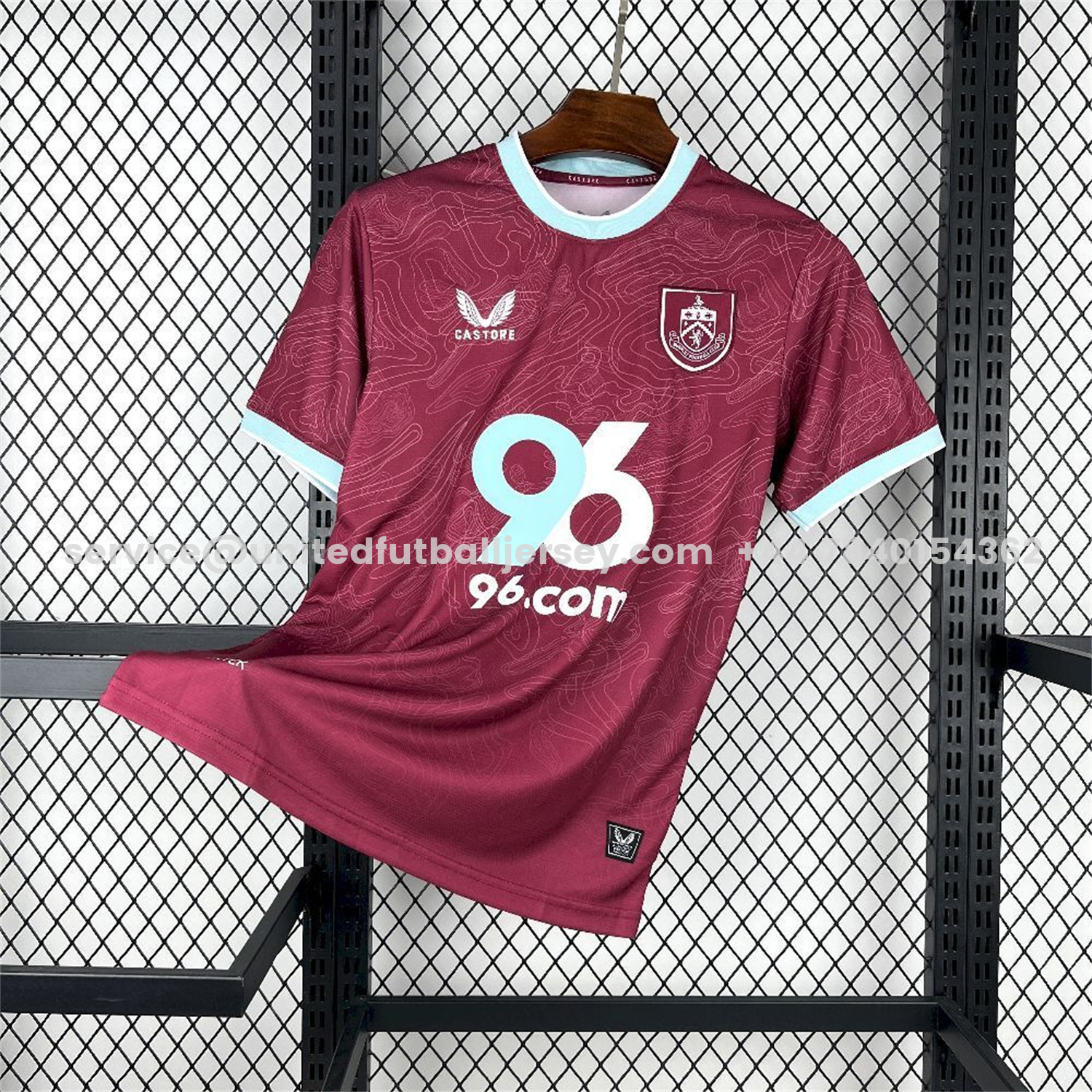 unitedfutballjersey-Burnley 25-26 Home Jersey - Fans Version
