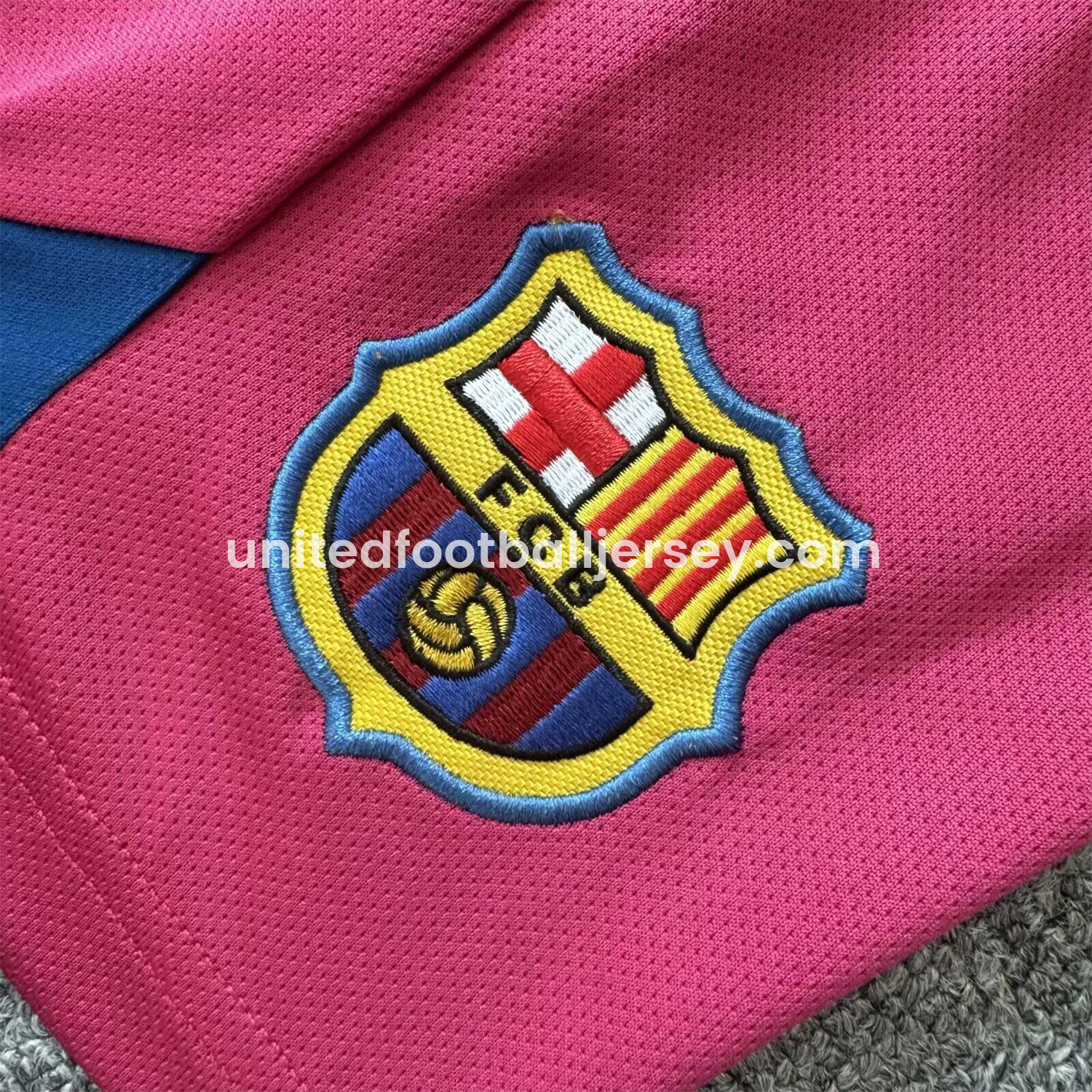 unitedfutballjersey-Retro Barcelona 06-07 Home Long Sleeve Kids Kit