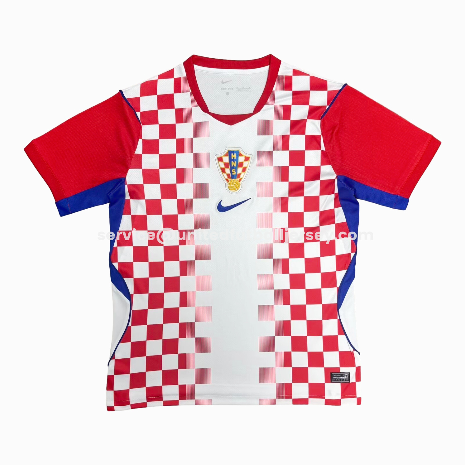 unitedfutballjersey-Croatia 2026 Home White And Red Jersey - Fans Version