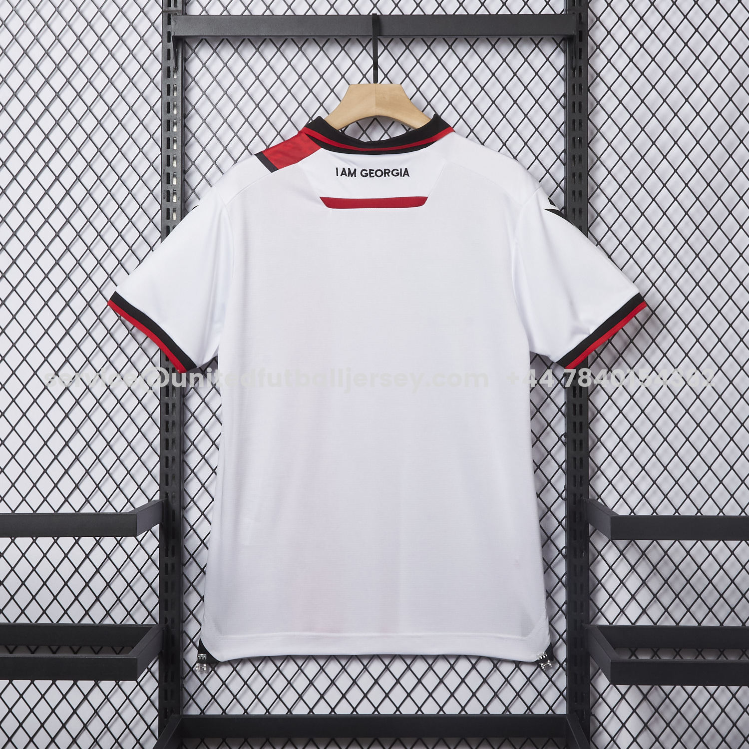 unitedfutballjersey-Georgia 2026 Home Jersey - Fans Version