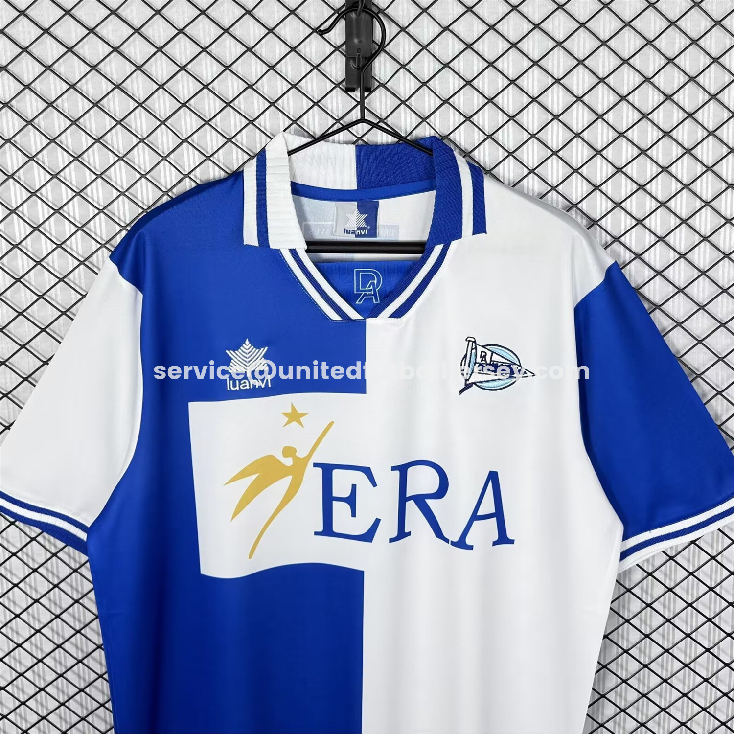 unitedfutballjersey-Retro Deportivo Alavés 1999-00 Home Jersey
