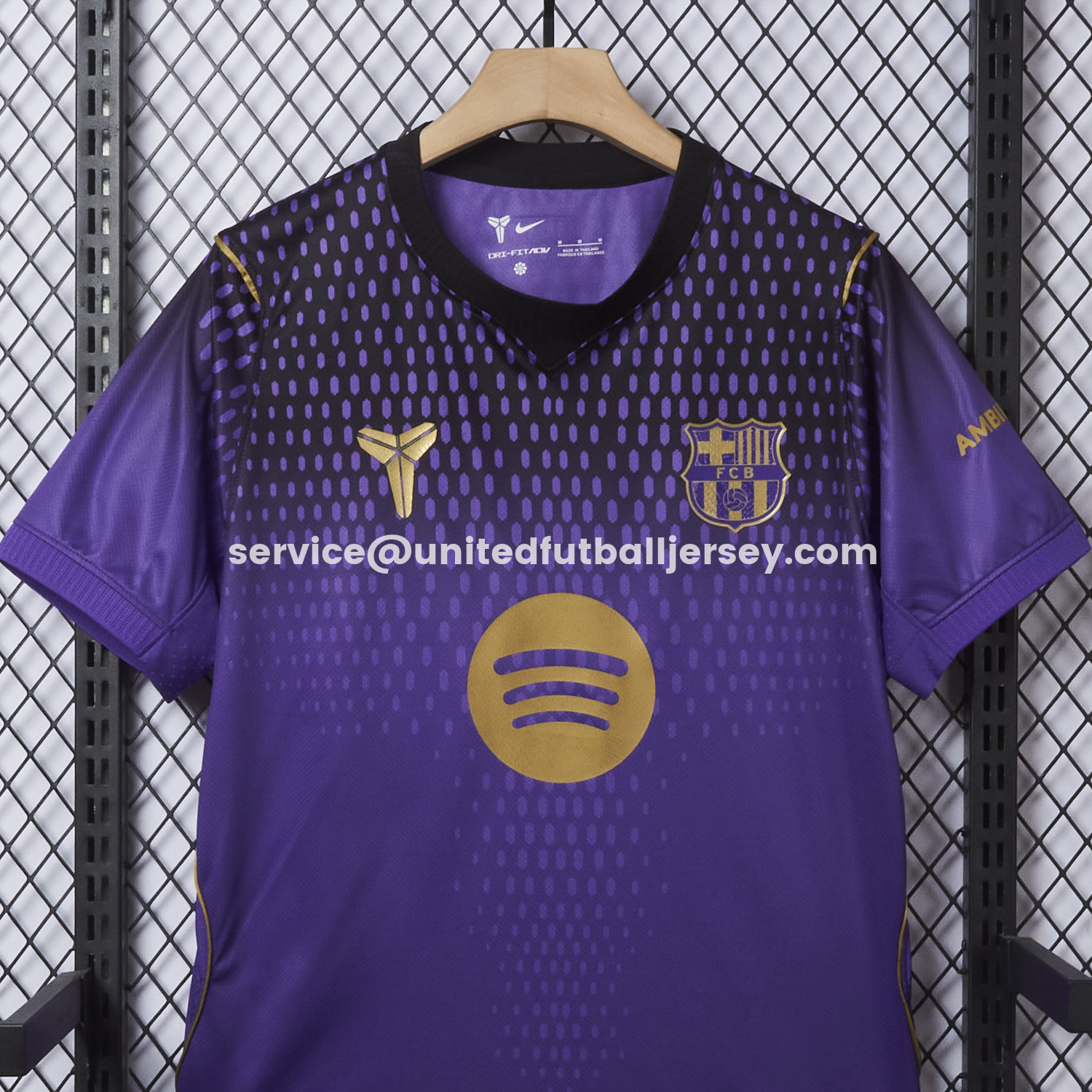 unitedfutballjersey-Barcelona 26-27 Away Purple-Black Gradient Jersey - Fans Version