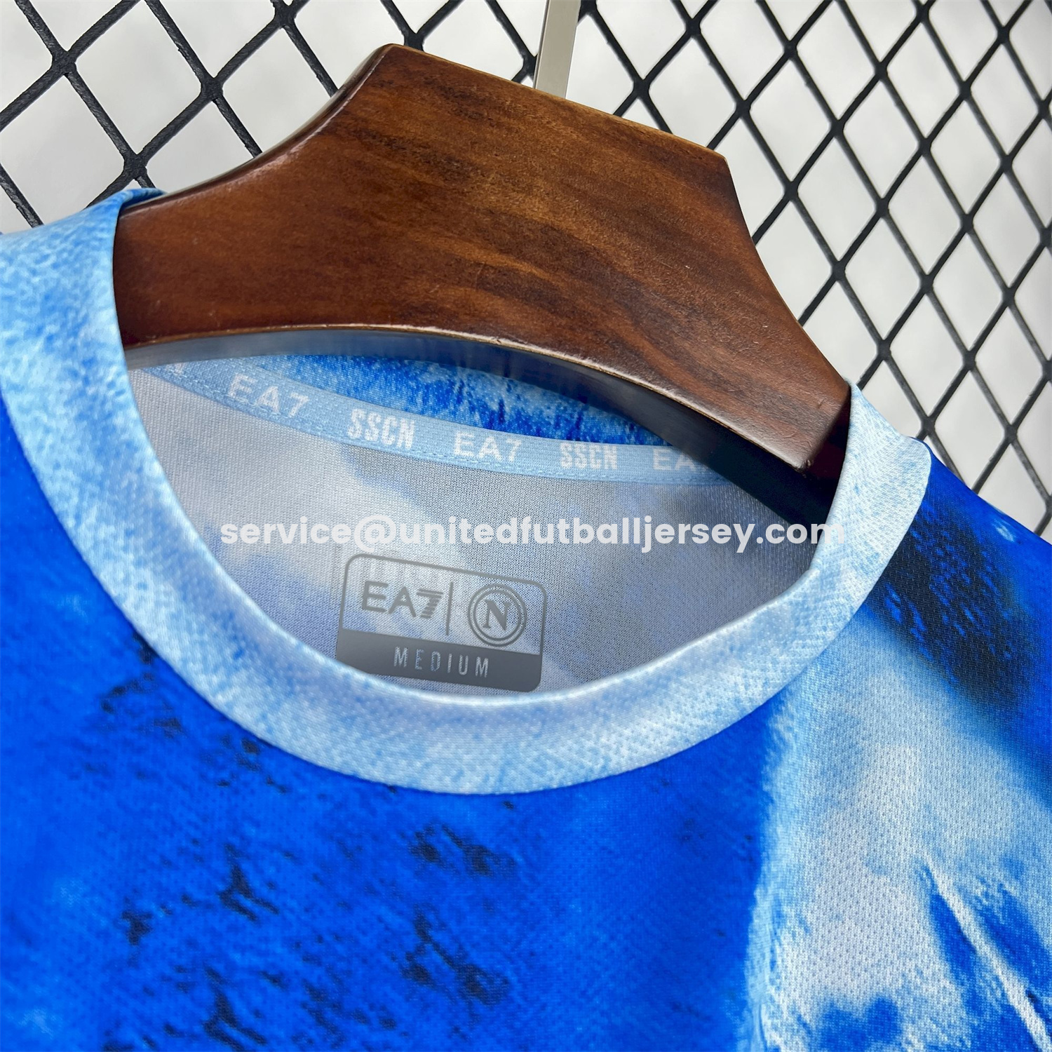 unitedfutballjersey-Napoli 25-26 Marechiaro Blue Special Jersey - Fans Version