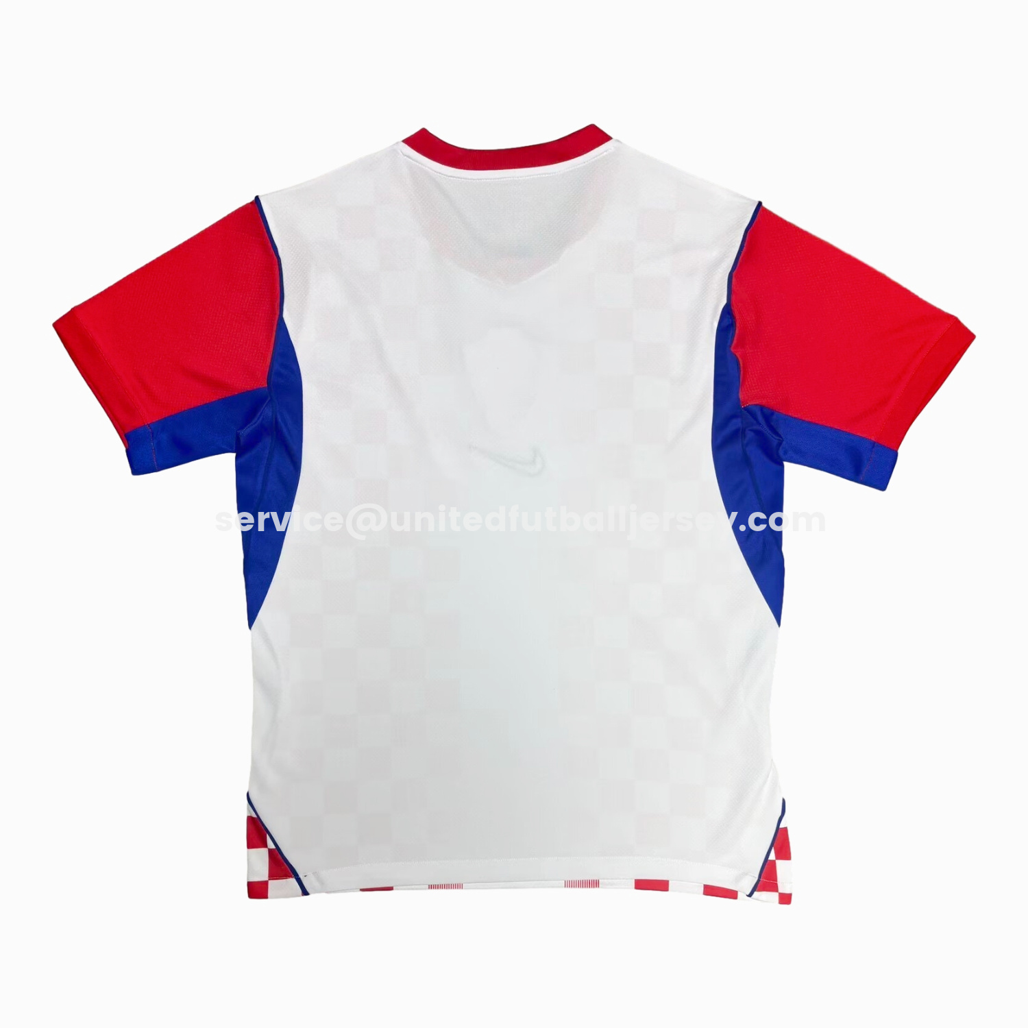 unitedfutballjersey-Croatia 2026 Home White And Red Jersey - Fans Version