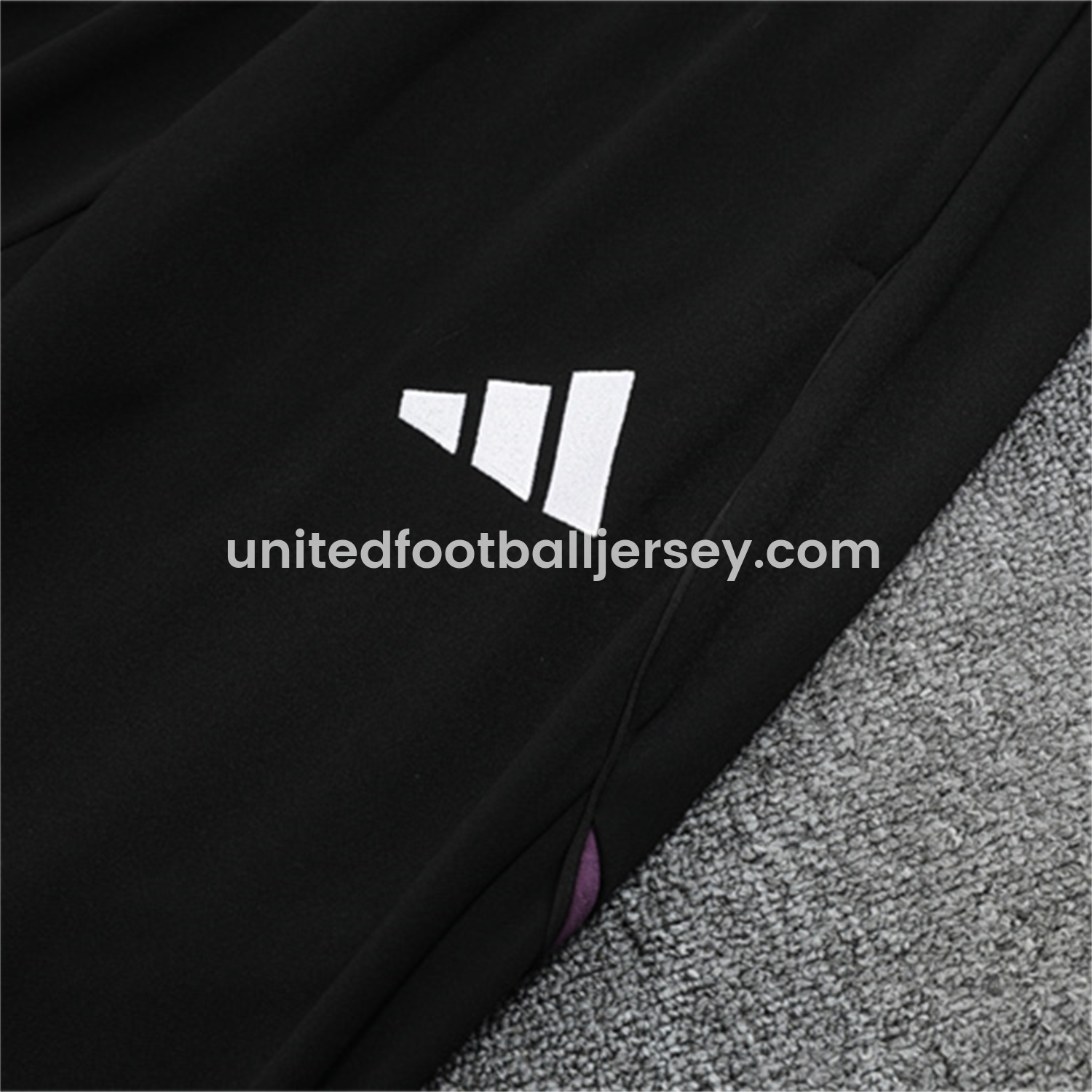 unitedfutballjersey-Manchester United 25-26 Long Sleeves Training Set - Purple Top & Black Pants