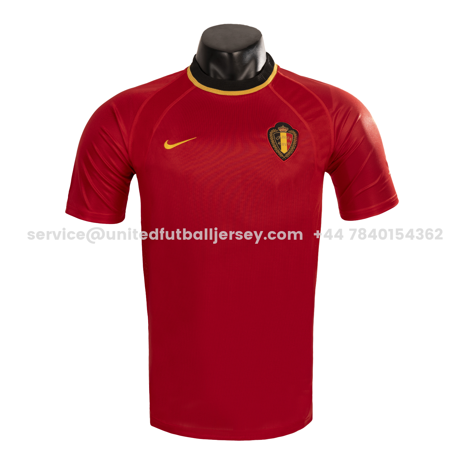 unitedfutballjersey-Retro Belgium 2000 Home Red Jersey