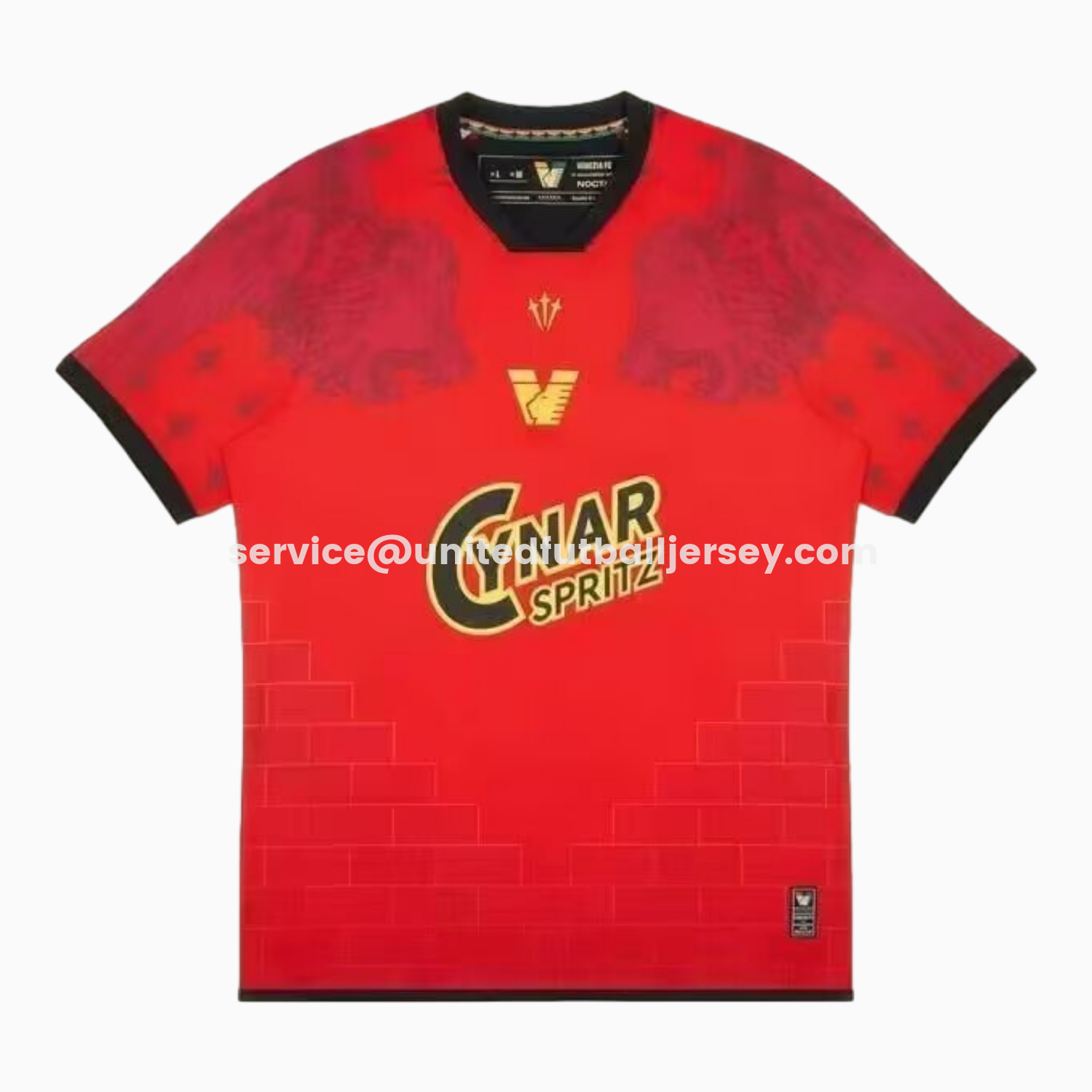 unitedfutballjersey-Venezia FC 25-26 Fourth Red Jersey - Fans Version