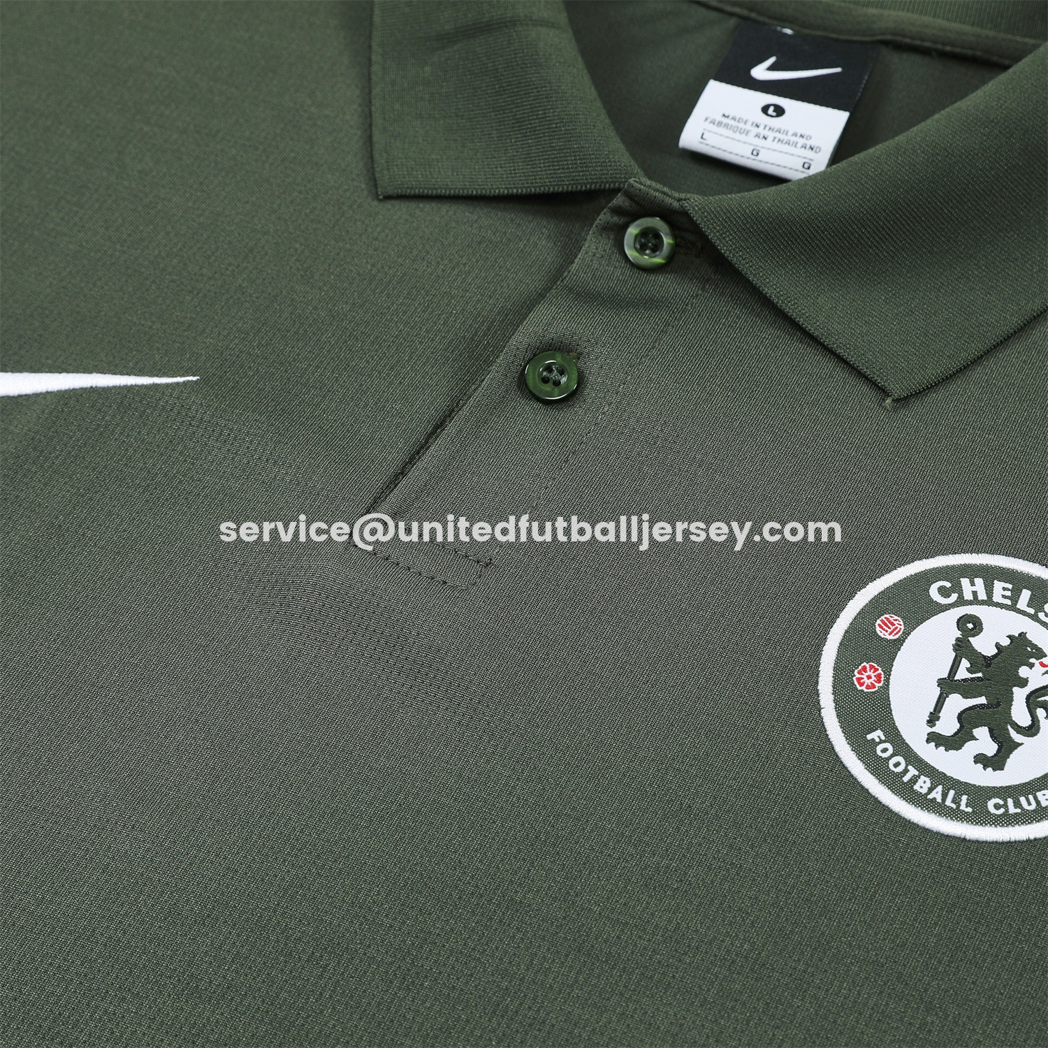 unitedfutballjersey-C.H.E.L.S.E.A 25-26 POLO Short-Sleeve Training Set - Dark Green Top and Pants
