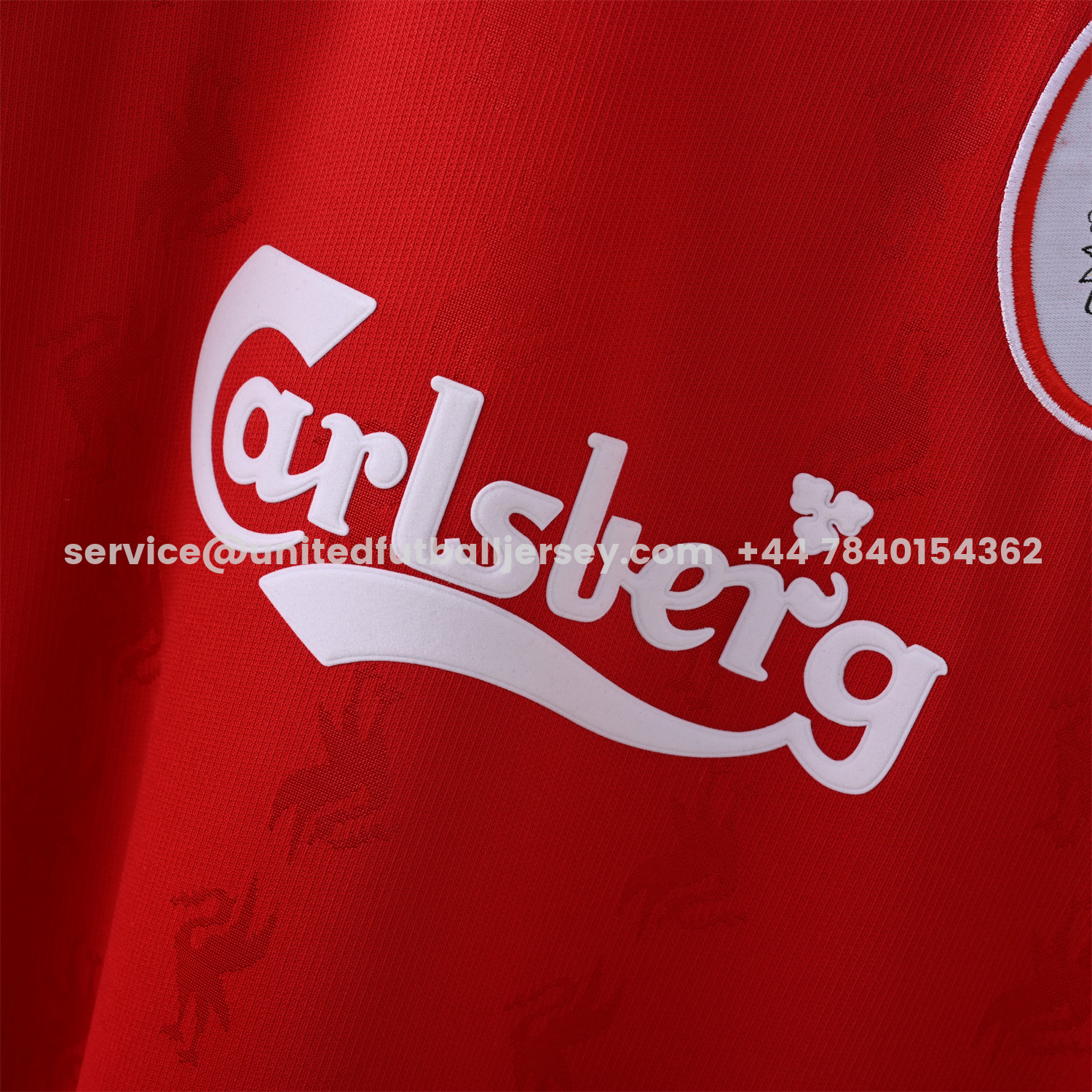 unitedfutballjersey-Retro Liver.pool 1996-97 Home Long Sleeves Jersey
