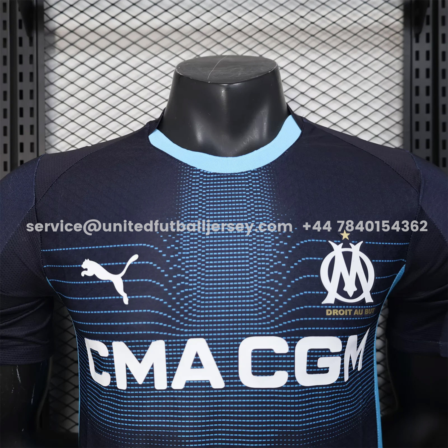 unitedfutballjersey-Marseille 25-26 Away Jersey - Player Version