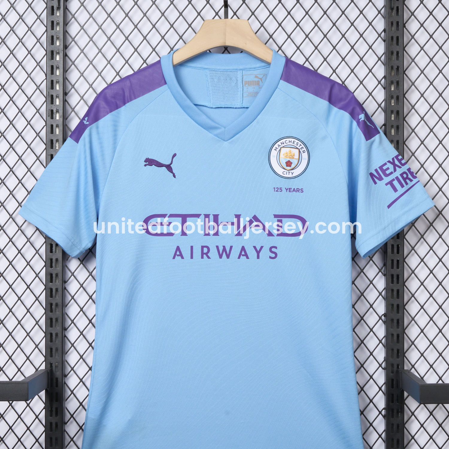 unitedfutballjersey-Retro Manchester City 2019-20 Home Jersey