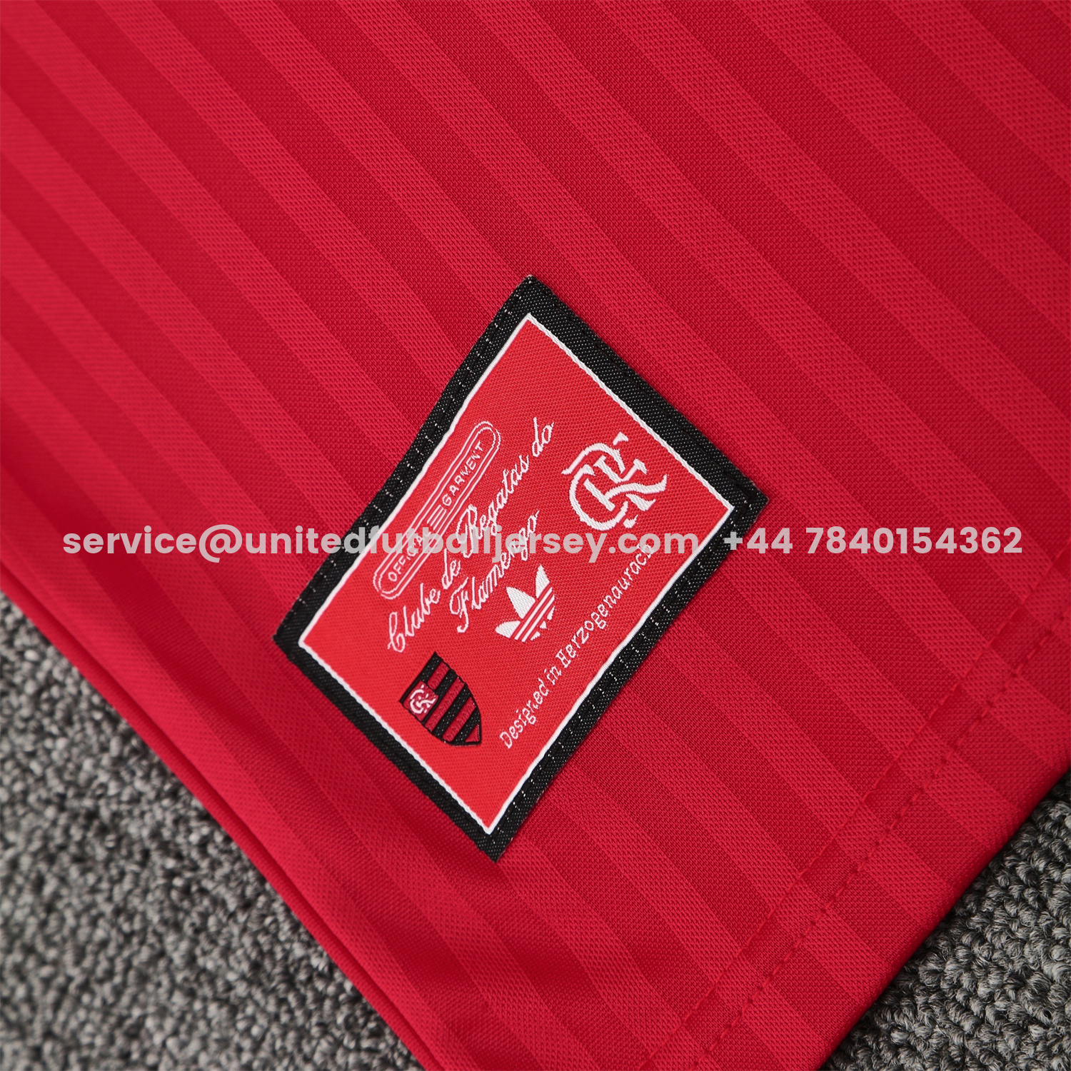 unitedfutballjersey-Flamengo 25-26 Short-Sleeve Training Set - Red Vest & Black Shorts