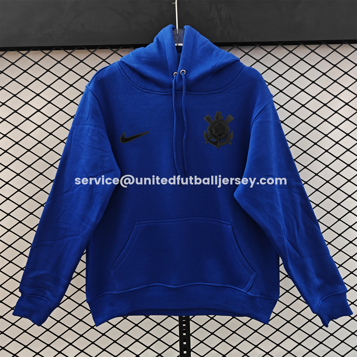 unitedfutballjersey-Corinthians 25-26 Originals Terrace Black Icon Unisex Pullover Hoodie