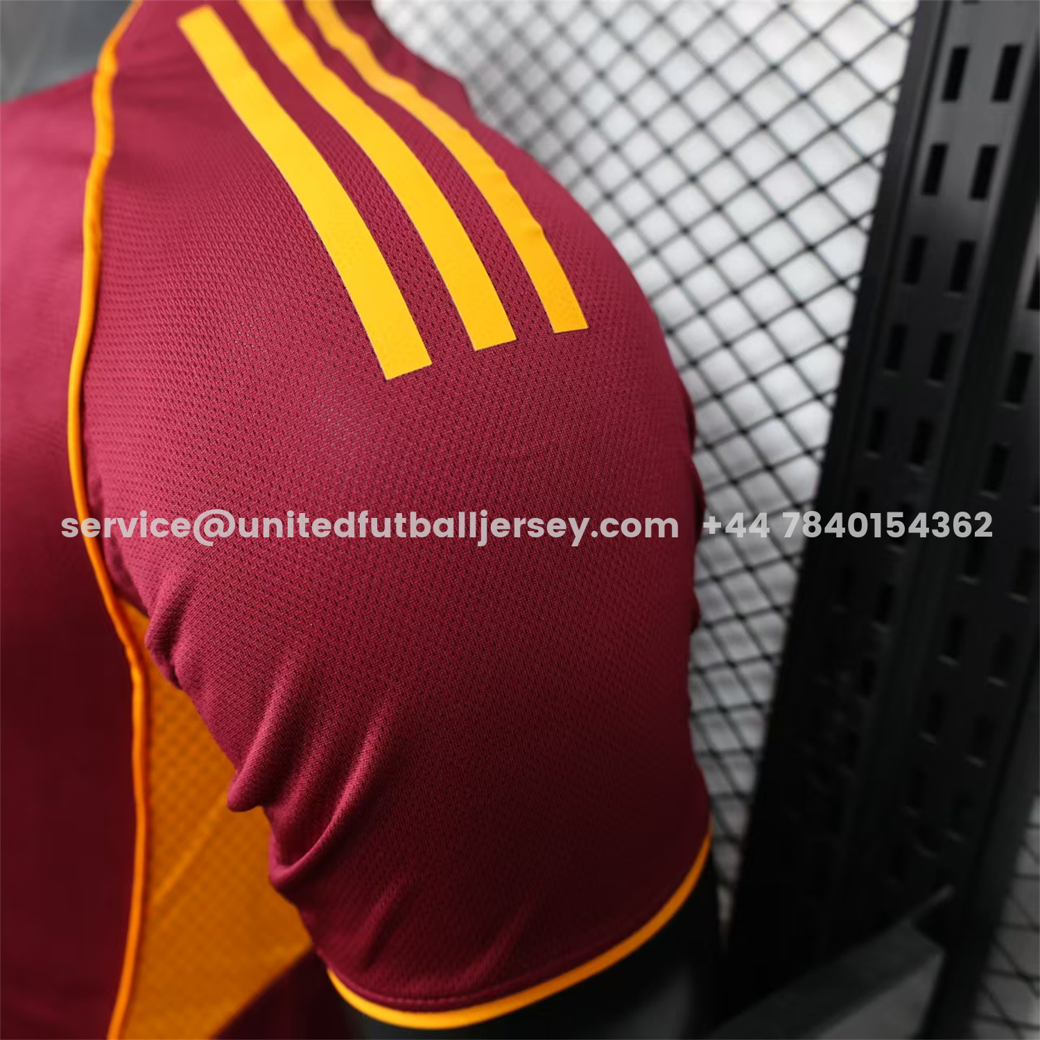 unitedfutballjersey-AS Roma 25-26 Home Unsponsored Jersey - Player Version