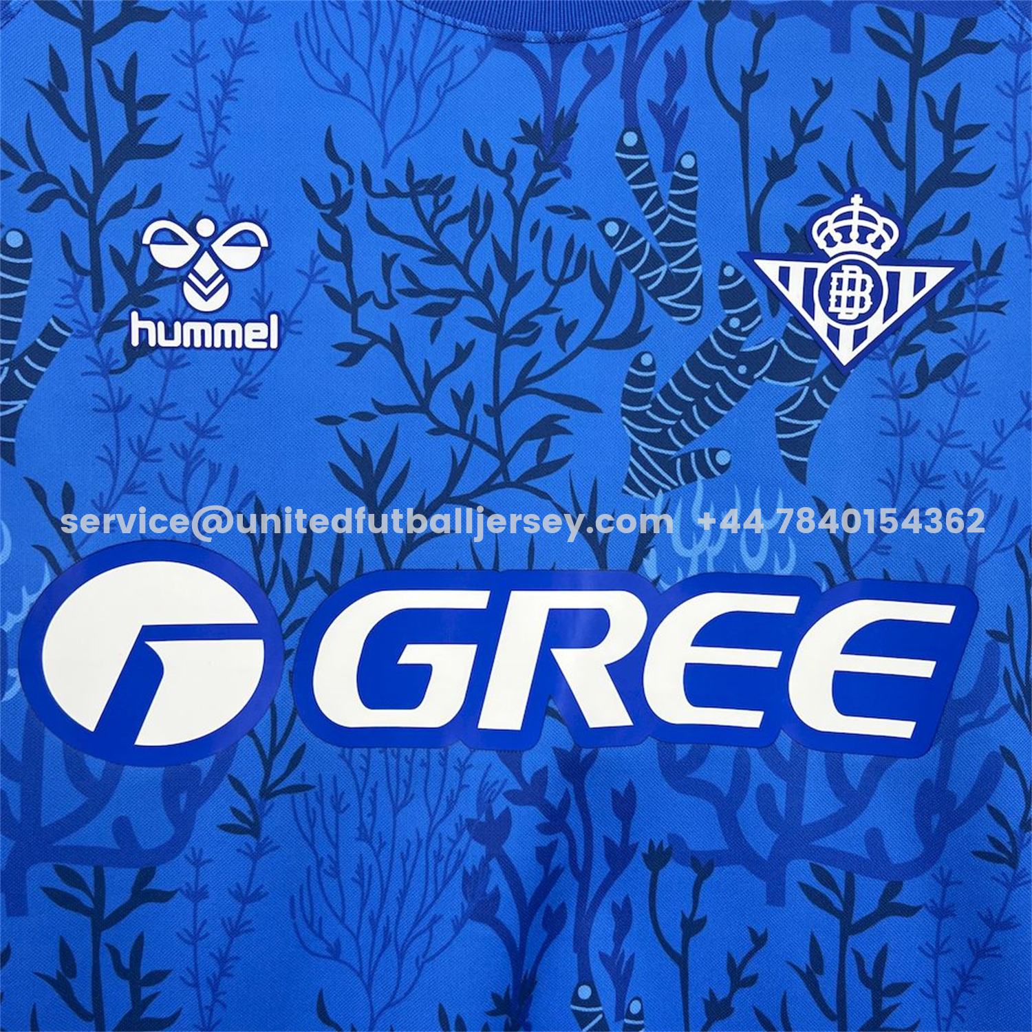 unitedfutballjersey-Real Betis 24-25 Blue GK Sustainability Jersey - Fans Version