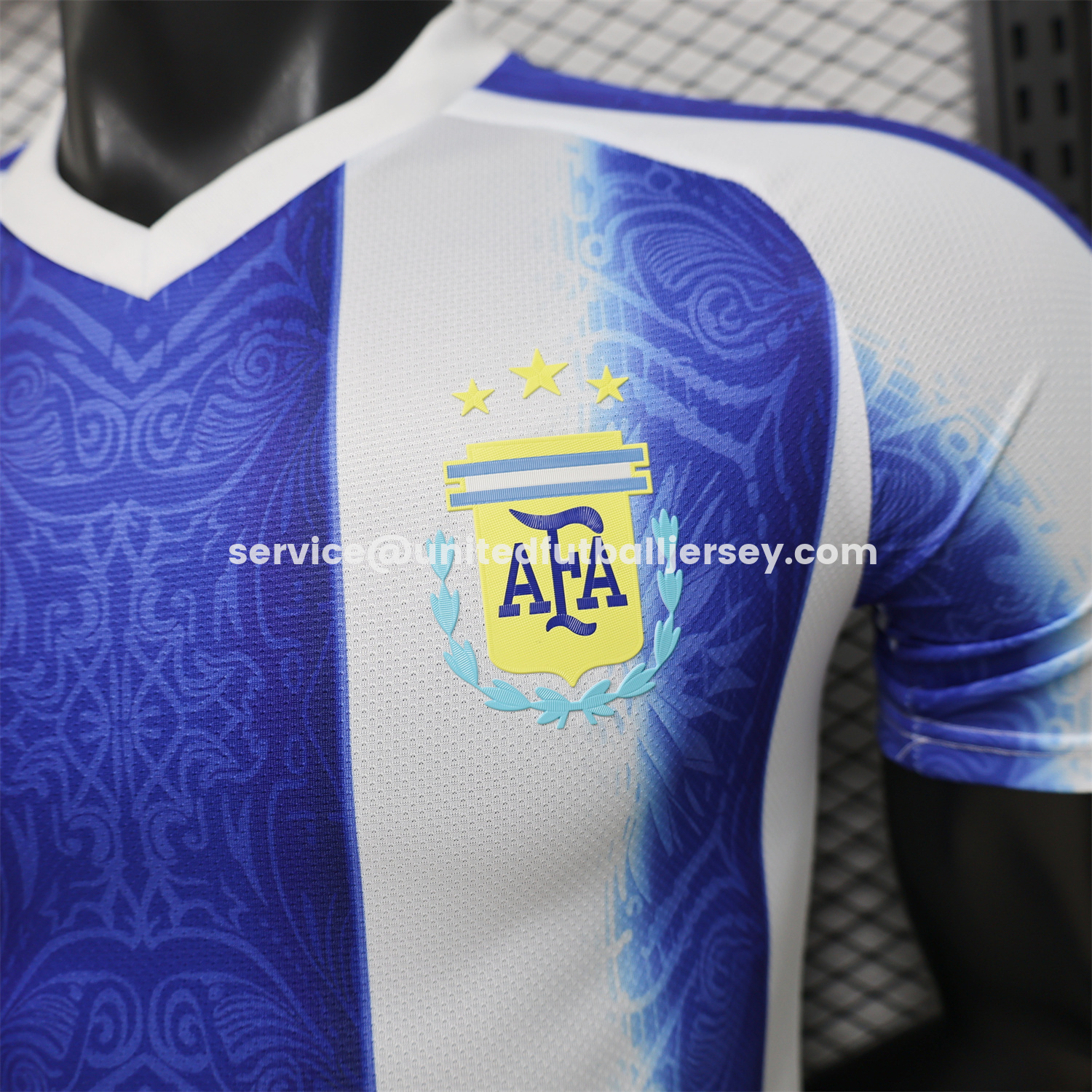 Argentina 2026 Deep Blue And White Stripes Special Jersey - Player Version:football jersey mysite: unitedjerseyfootball 邓江浪:football