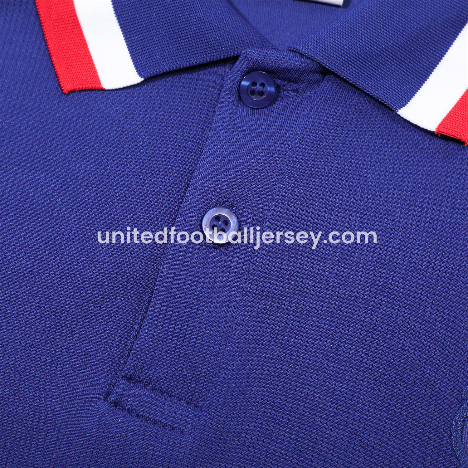 unitedfutballjersey-France 25-26 POLO Short-Sleeve Training Set - Blue Top and Pants