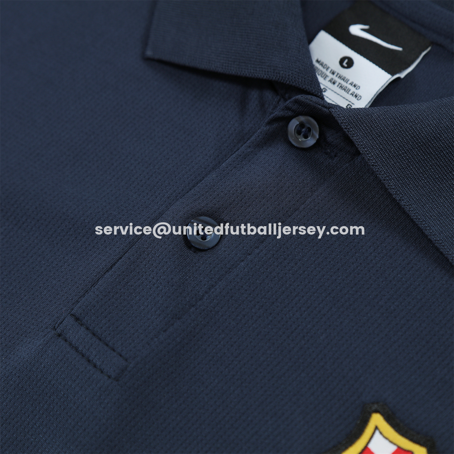 unitedfutballjersey-Barcelona 25-26 POLO Short-Sleeve Training Set - Dark Blue Top and Pants