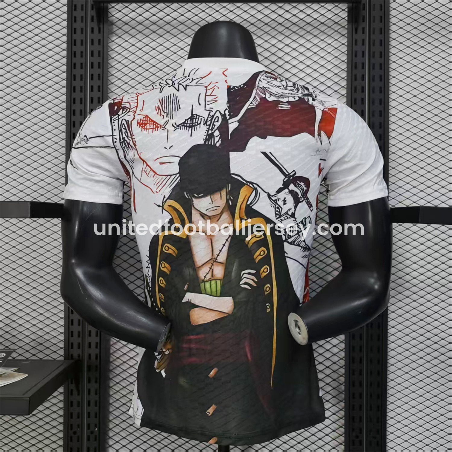 unitedfutballjersey-Japan 25-26 Roronoa Zoro White Special Jersey - Player Version