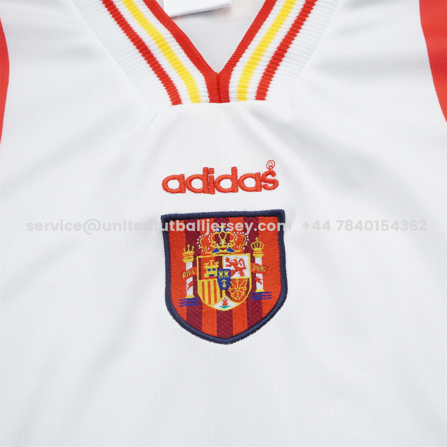 unitedfutballjersey-Retro Spain 1996 Away White Kids Kit