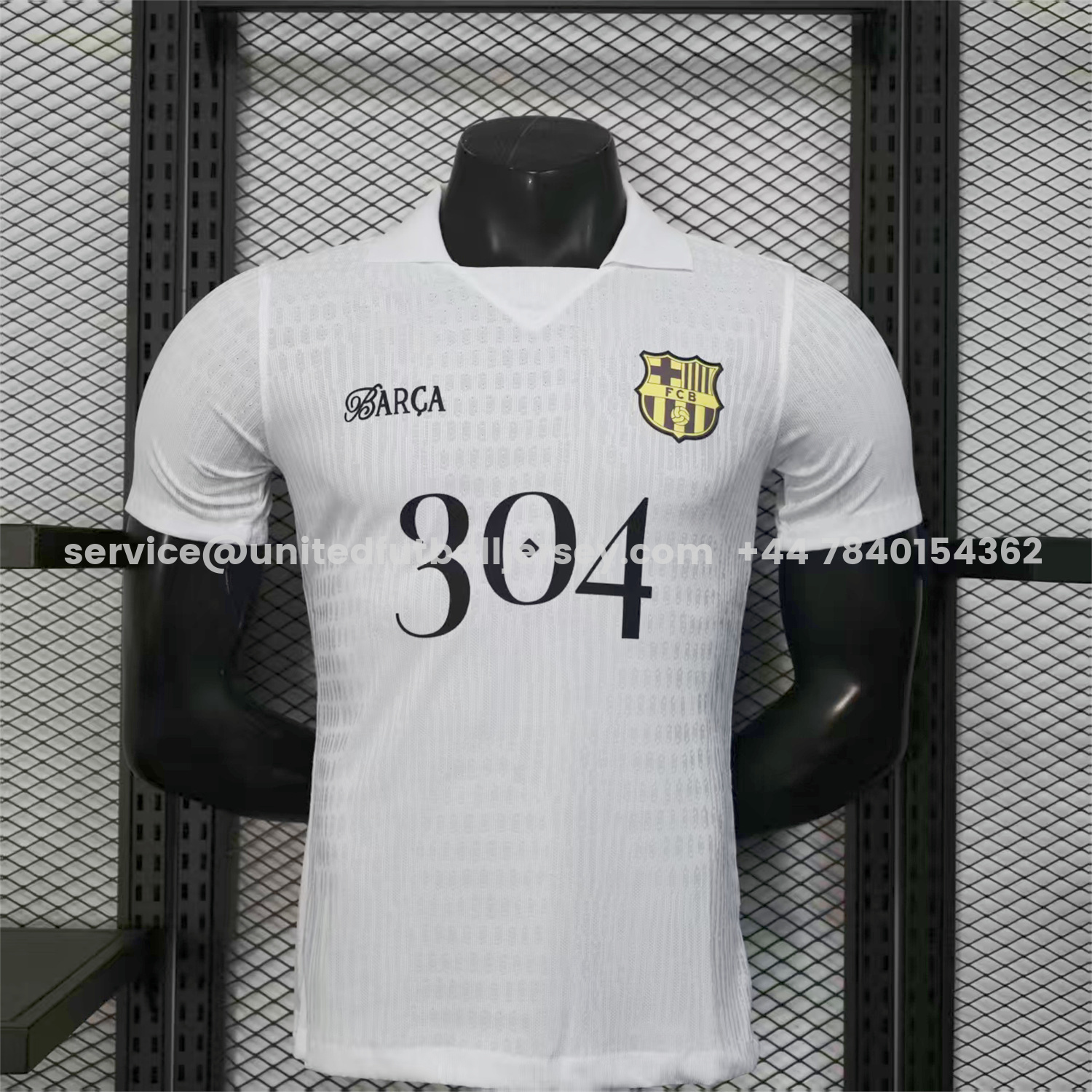 unitedfutballjersey-Barcelona 25-26 304 White Special Jersey - Player Version