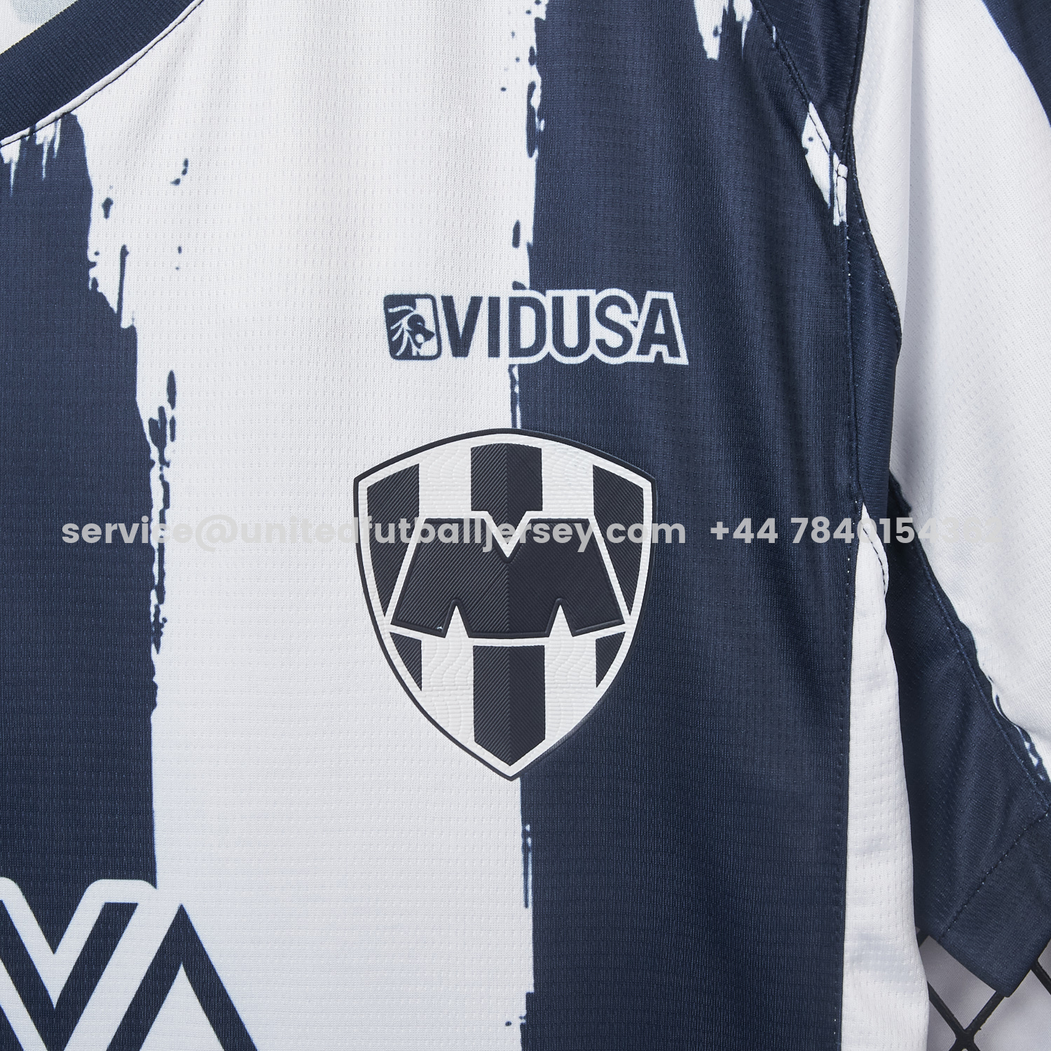 unitedfutballjersey-Rayados Monterrey 25-26 Home Stripes Jersey - Fans Version