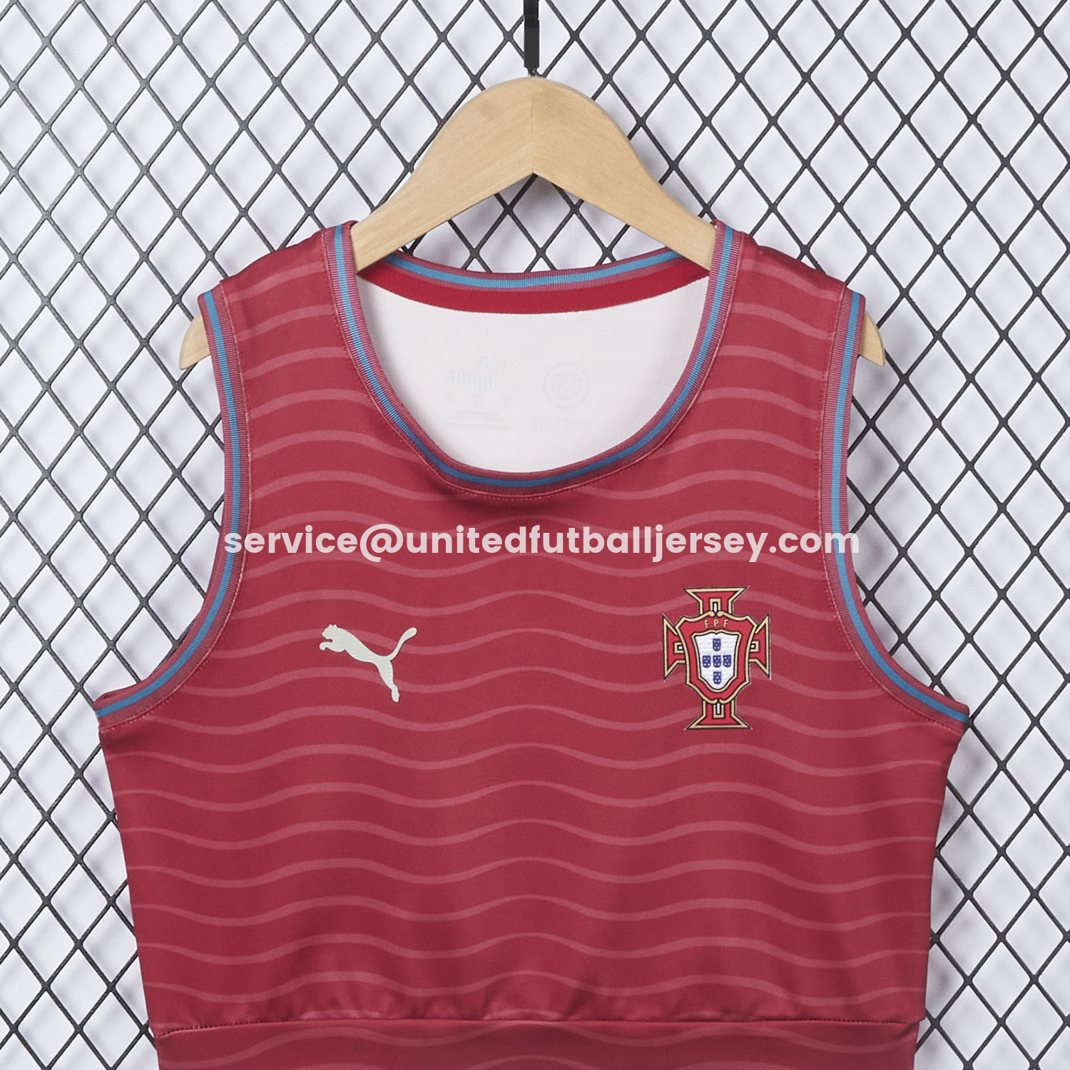 unitedfutballjersey-Women's Portugal 2026 Home Yoga Vest