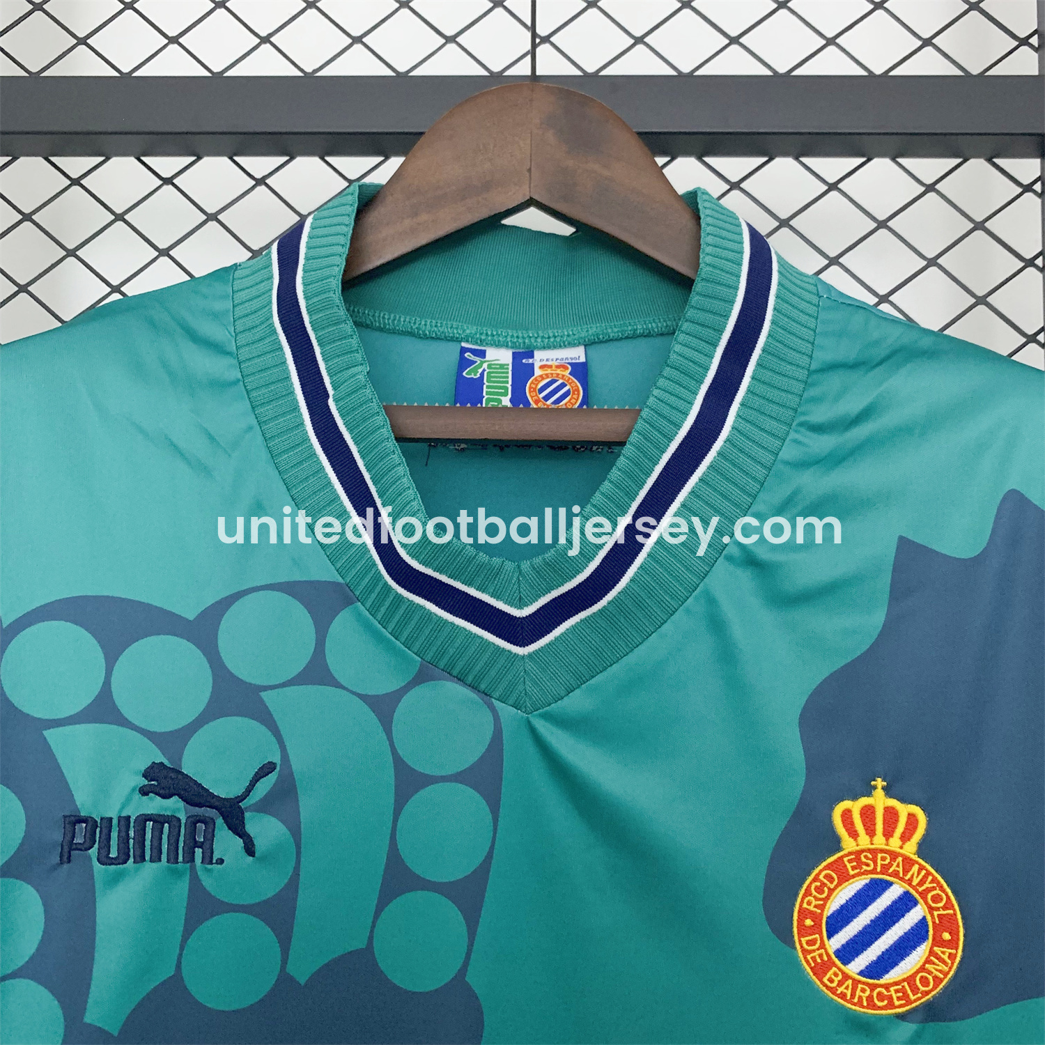 unitedfutballjersey-Retro RCD Espanyol 1996-97 Away Jersey