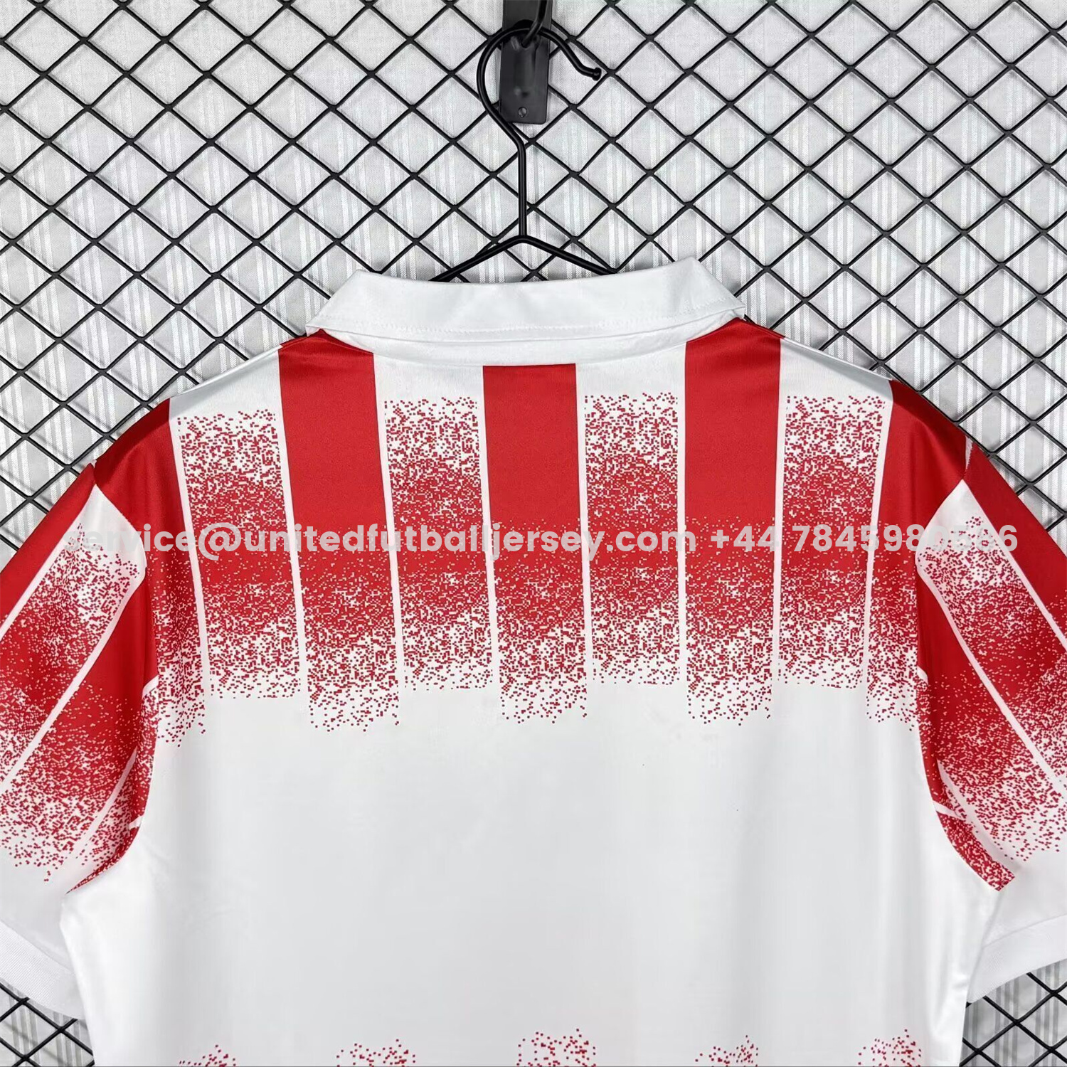 unitedfutballjersey-Retro AS Cannes 1991-92 Home Jersey