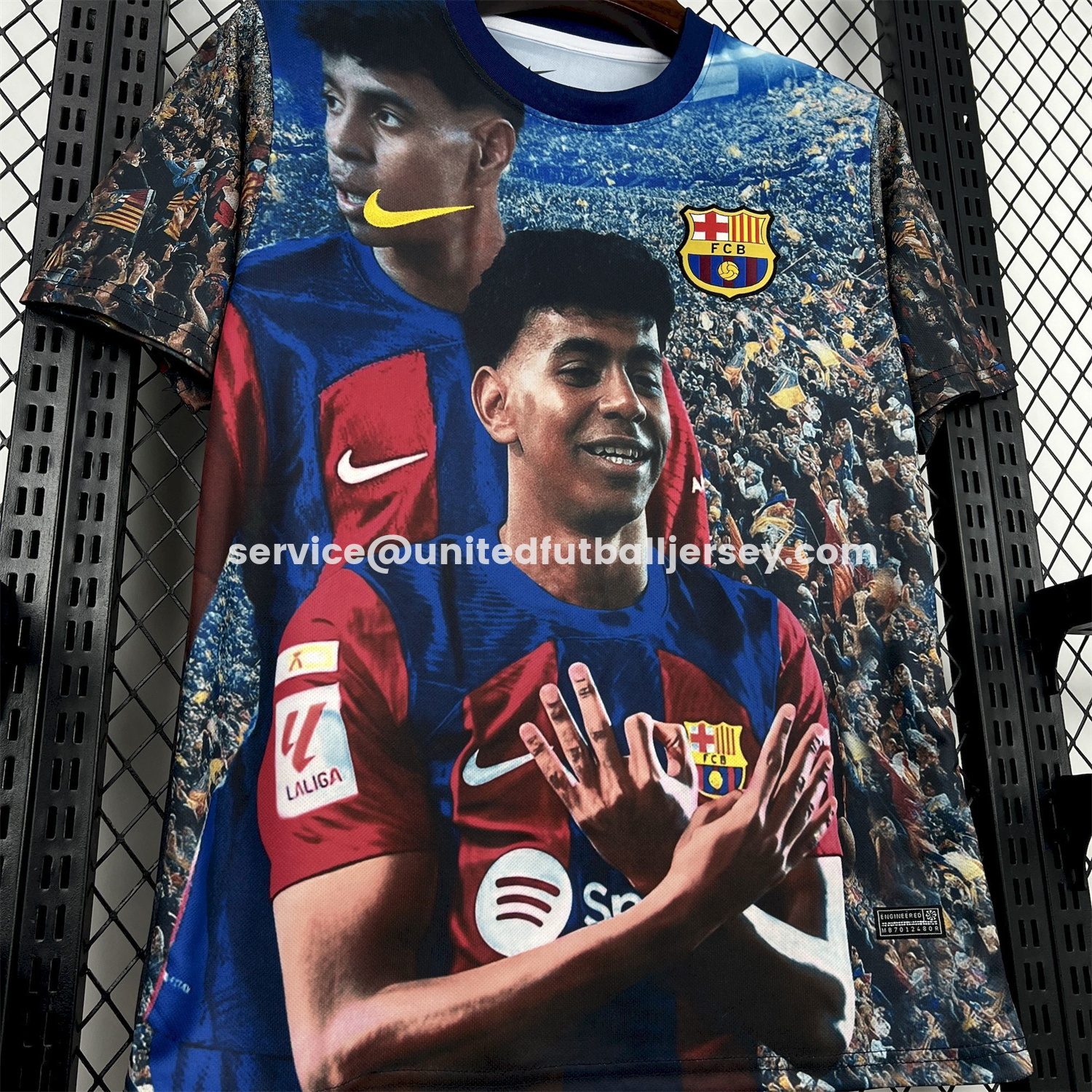 unitedfutballjersey-Barcelona 25-26 Lamine Yamal Special Jersey - Fans Version